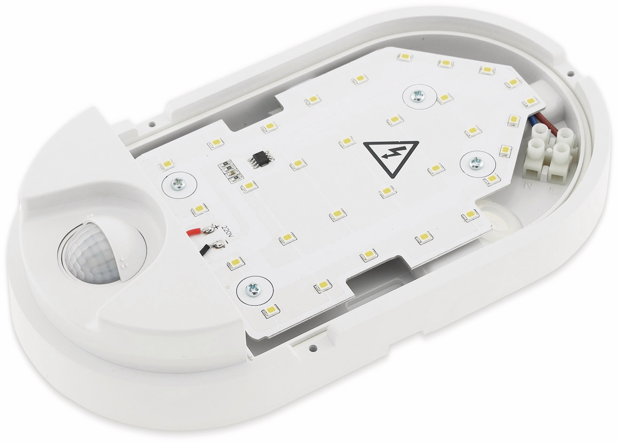 CHILITEC LED-Wandleuchte, NIAS, 3000K, 10 W, 230 V