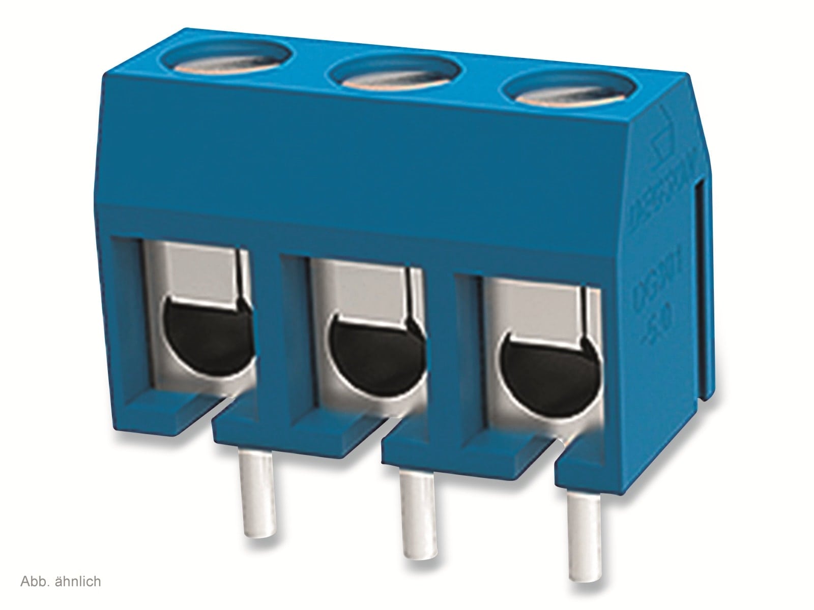 DEGSON Klemmleiste, DG301-5.0-04P-12-00AH, vertikal 4 polig blau