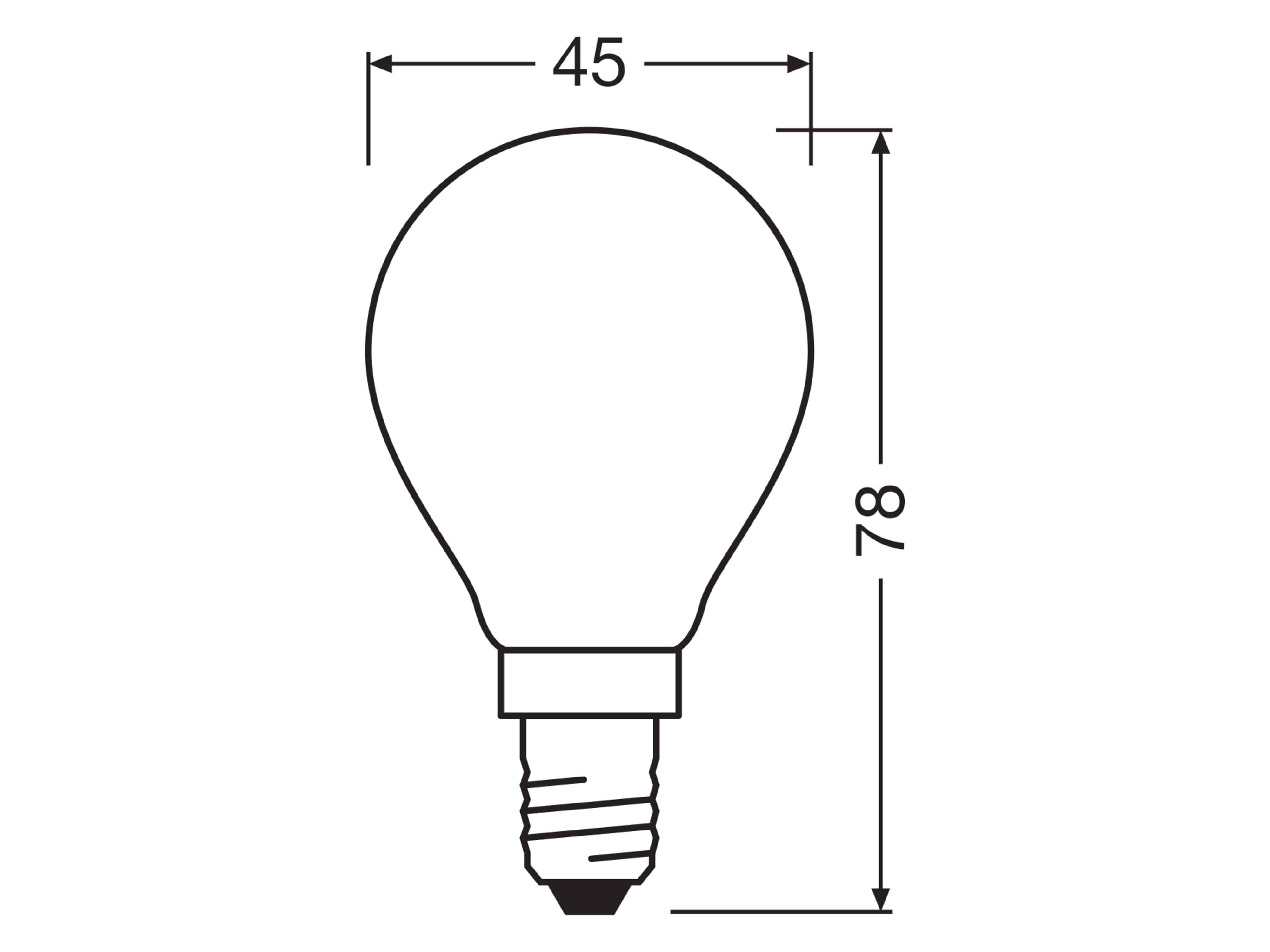 OSRAM Led-Lampe, E14, 2,8W, 2700K, EEK: F, 250lm, Warmweiß OSRAM Led-Lampe, E14, 2,8W, 2700K, EEK: F, 250lm, Warmweiß
