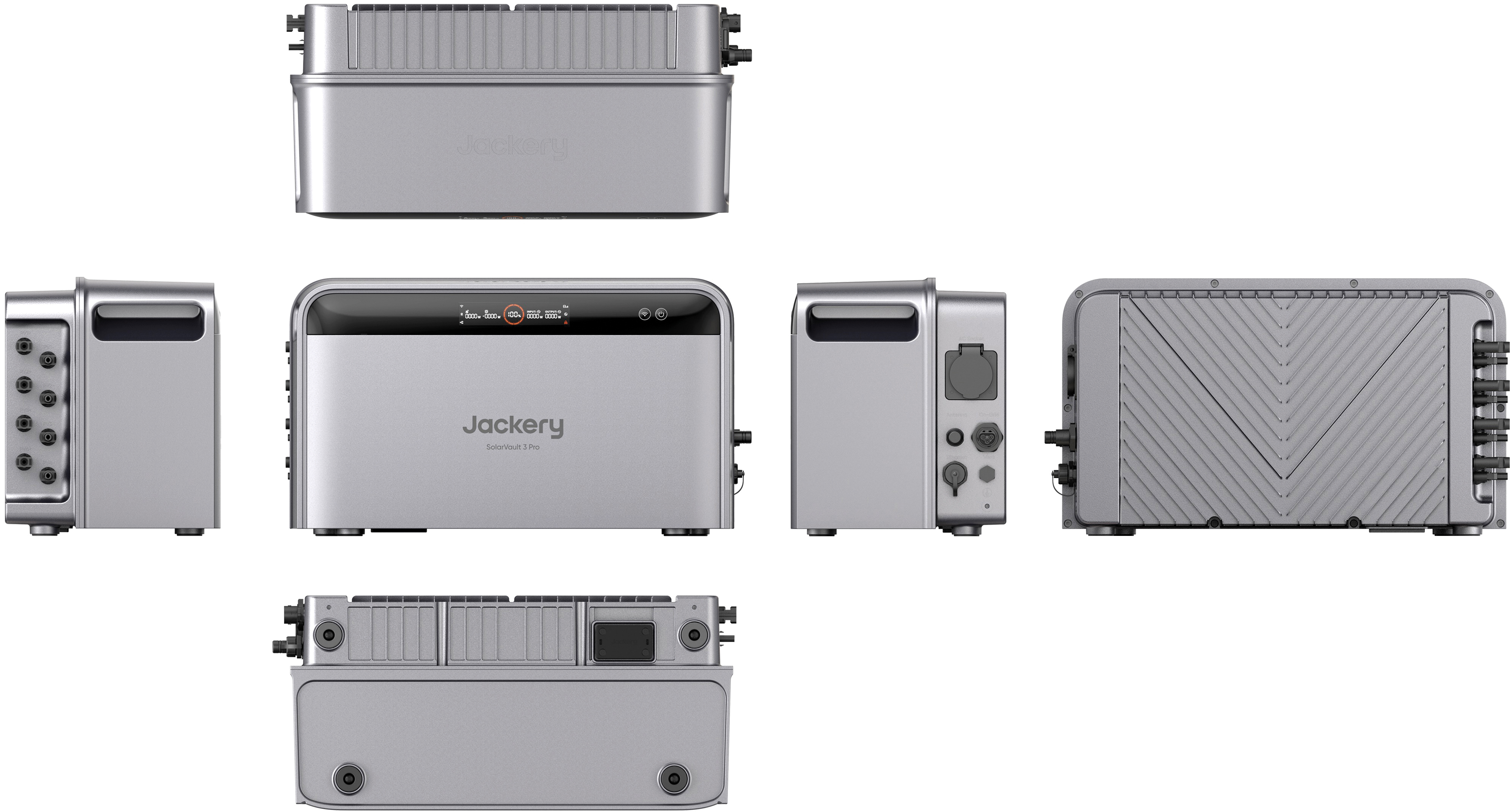 Balkonkraftwerk JACKERY SolarVault 3 Pro und Erweiterungsakku JACKERY JA BP2500
