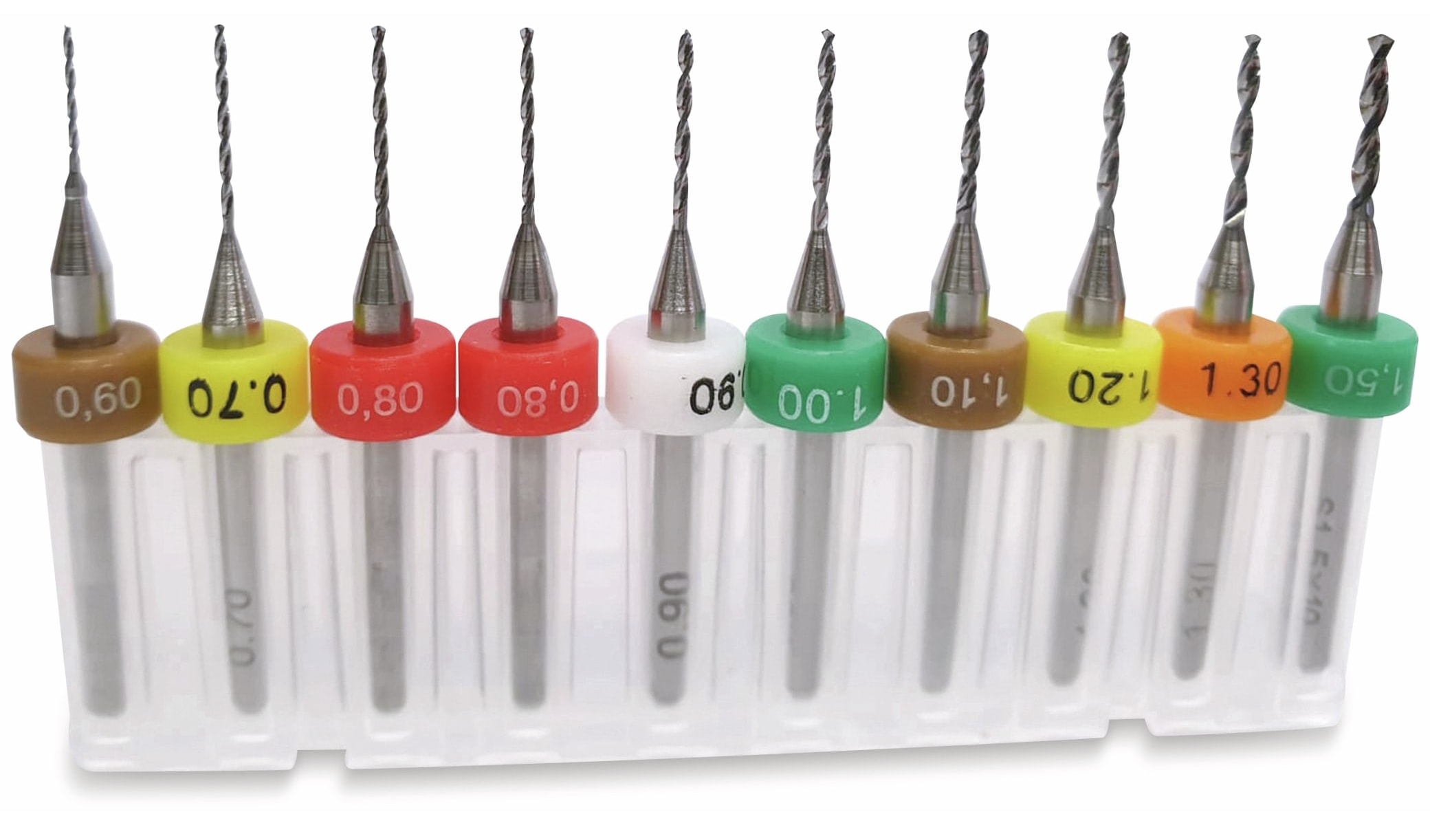 BUNGARD Bohrersatz für Leiterplatten, gemischt, mit Ring, (0,6mm-1,5mm) BUNGARD Bohrersatz für Leiterplatten, gemischt, mit Ring, (0,6mm-1,5mm)