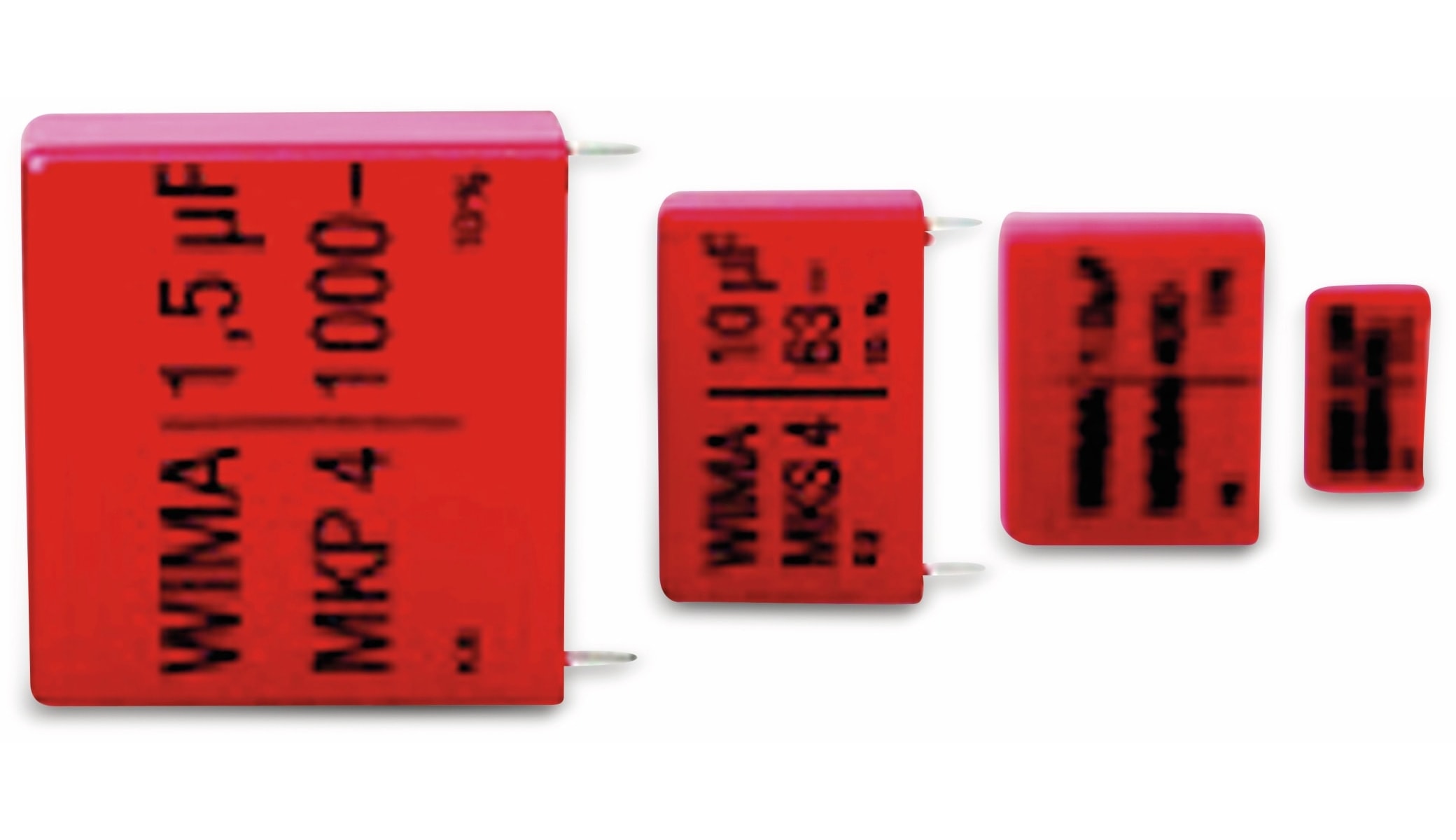 WIMA Folienkondensator, 0,22 UF, 63 V-, radial, RM 7,5, MKS4C032202B00KSSD WIMA Folienkondensator, MKS4C032202B00KSSD, 0,22UF, 63V