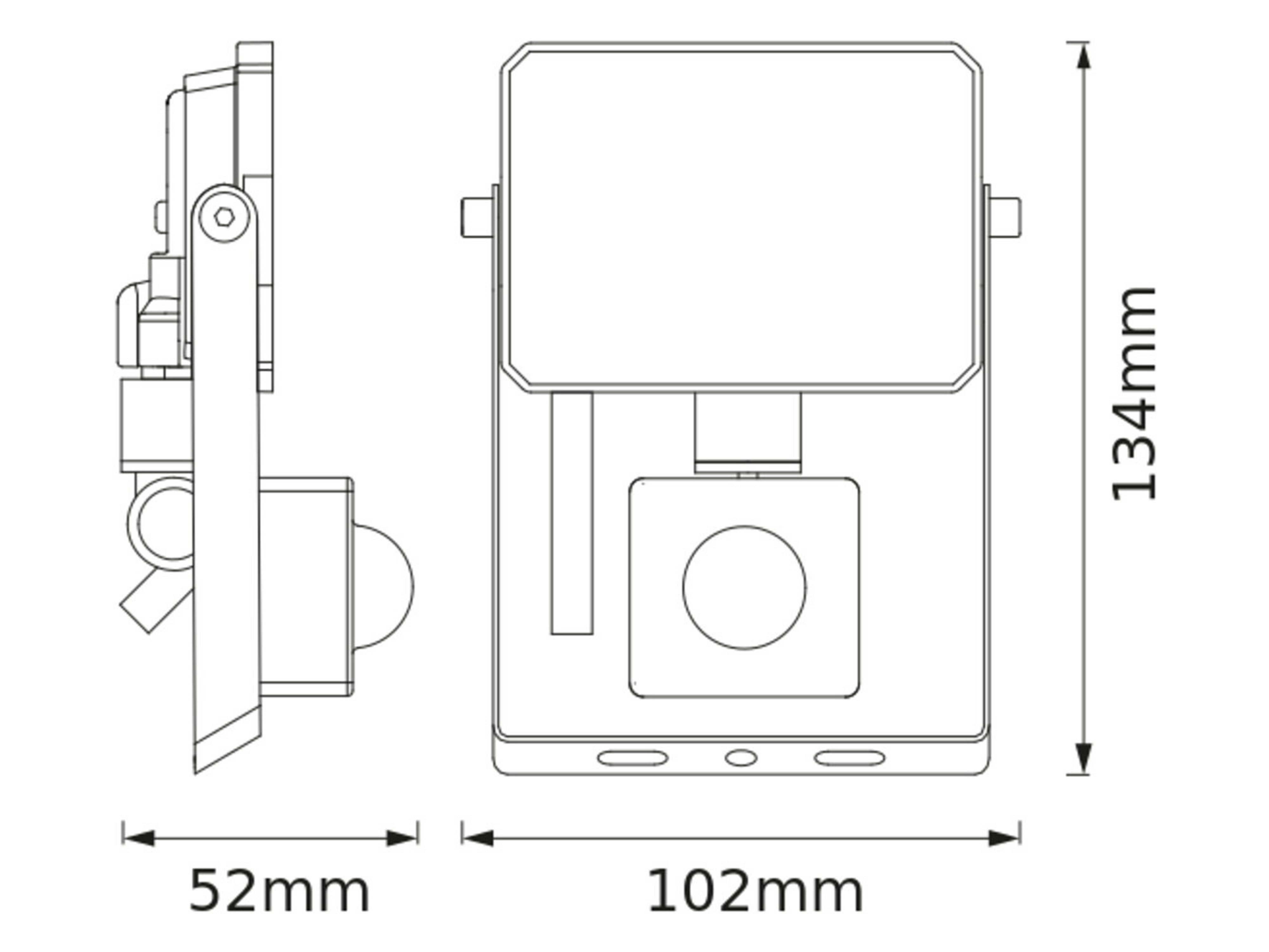 OSRAM LED-Fluter mit Sensor, 10W, 900lm, 4000K, 105°, IP65, neutralweiß OSRAM LED-Fluter mit Sensor, 10W, 900lm, 4000K, 105°, IP65, neutralweiß