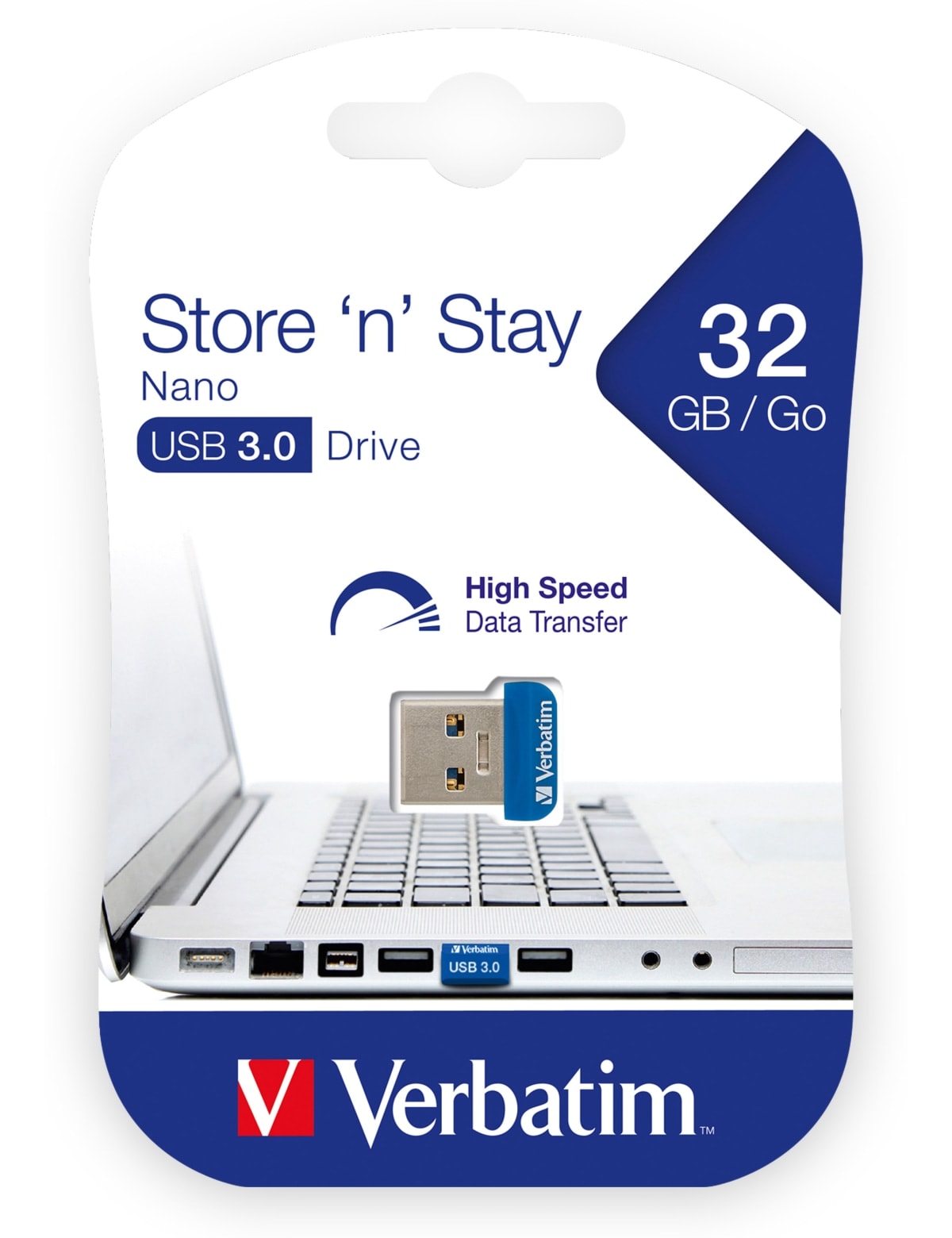 VERBATIM USB-Stick Nano Store´n´Stay, 32 GB VERBATIM USB3.0 Stick Nano Store´n´Stay, 32 GB