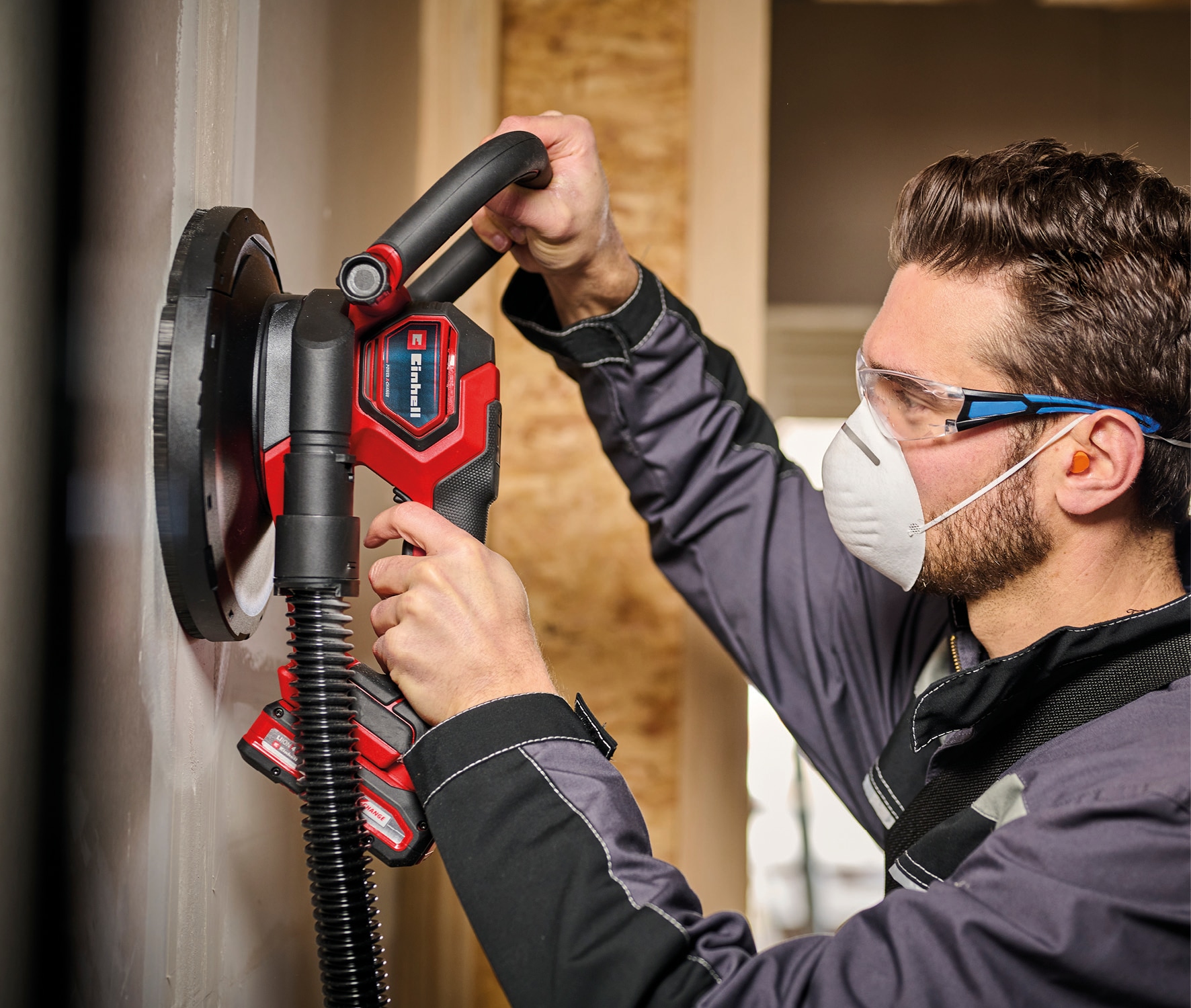 EINHELL PROFESSIONAL Akku-Trockenbauschleifer TP-DWS 18/2225 Li BL-Solo EINHELL PROFESSIONAL Akku-Trockenbauschleifer TP-DWS 18/2225 Li BL-Solo