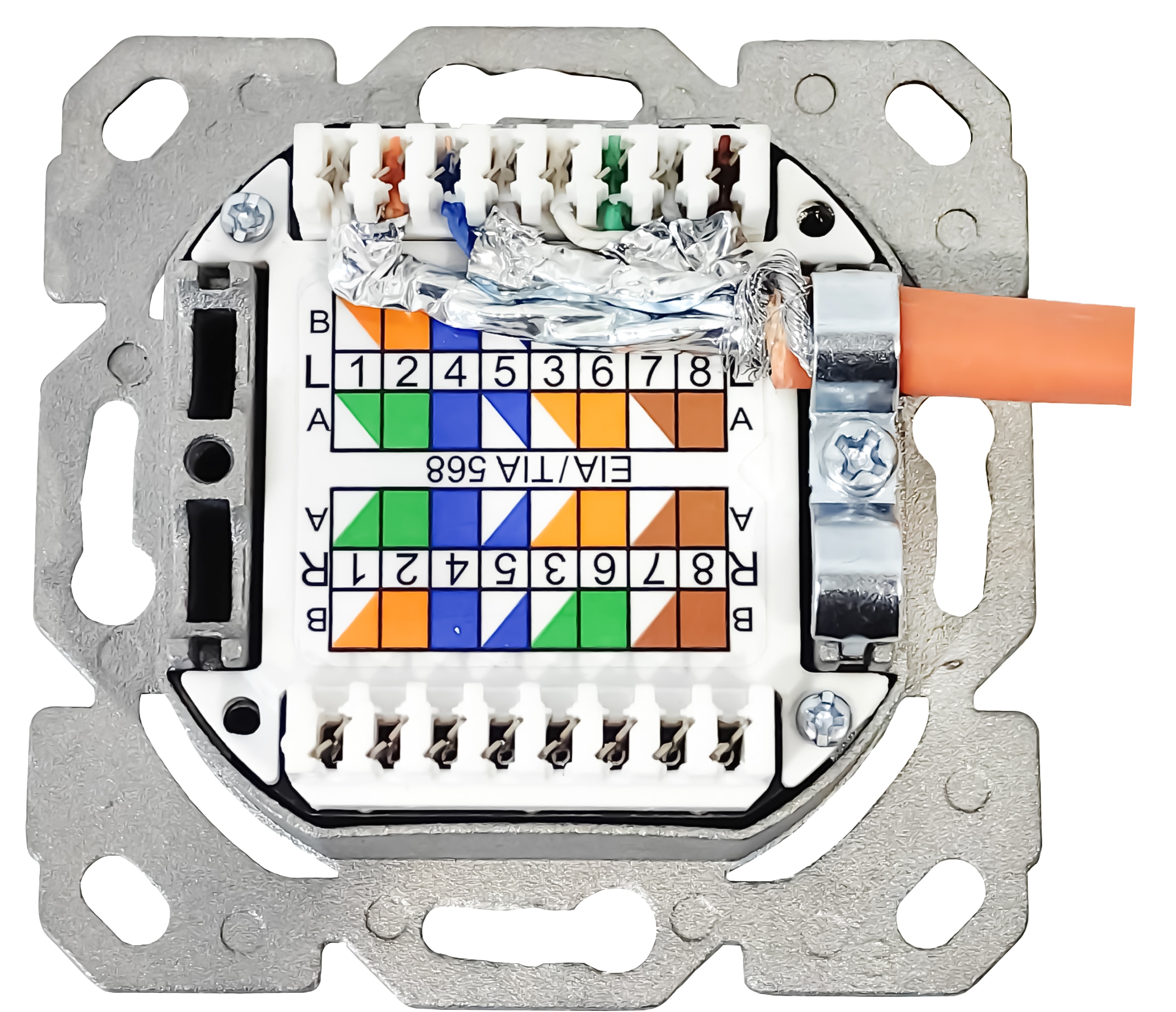RED4POWER CAT.5e Datendose R4-N102, AP/UP RED4POWER CAT.5e Datendose R4-N102, AP/UP