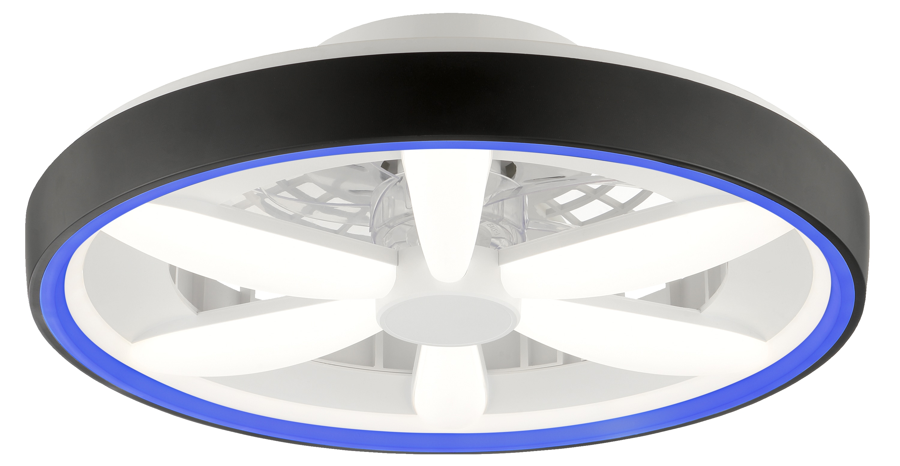 BRILLIANT LED-Deckenleuchte Gaiano, mit Ventilator, 48 W, Ø 48 cm