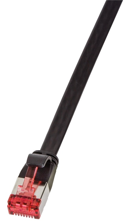 LOGILINK Patchkabel SlimLine CAT.6A U/FTP schwarz 2m LOGILINK Patchkabel SlimLine CAT.6A U/FTP schwarz 2m