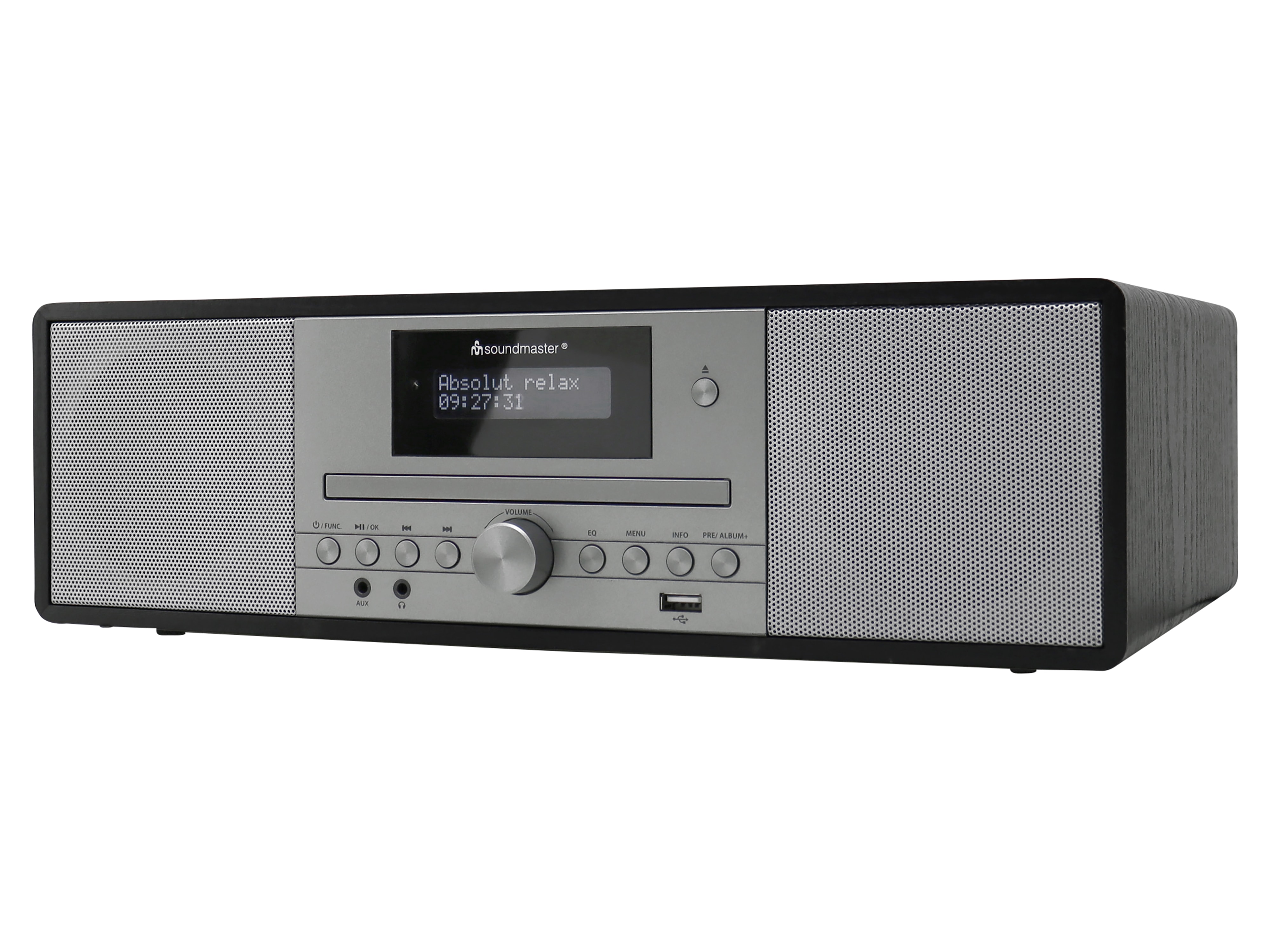 SOUNDMASTER Stereo-Musikcenter DAB980SW, DAB+/UKW, CD, MP3, USB, BT