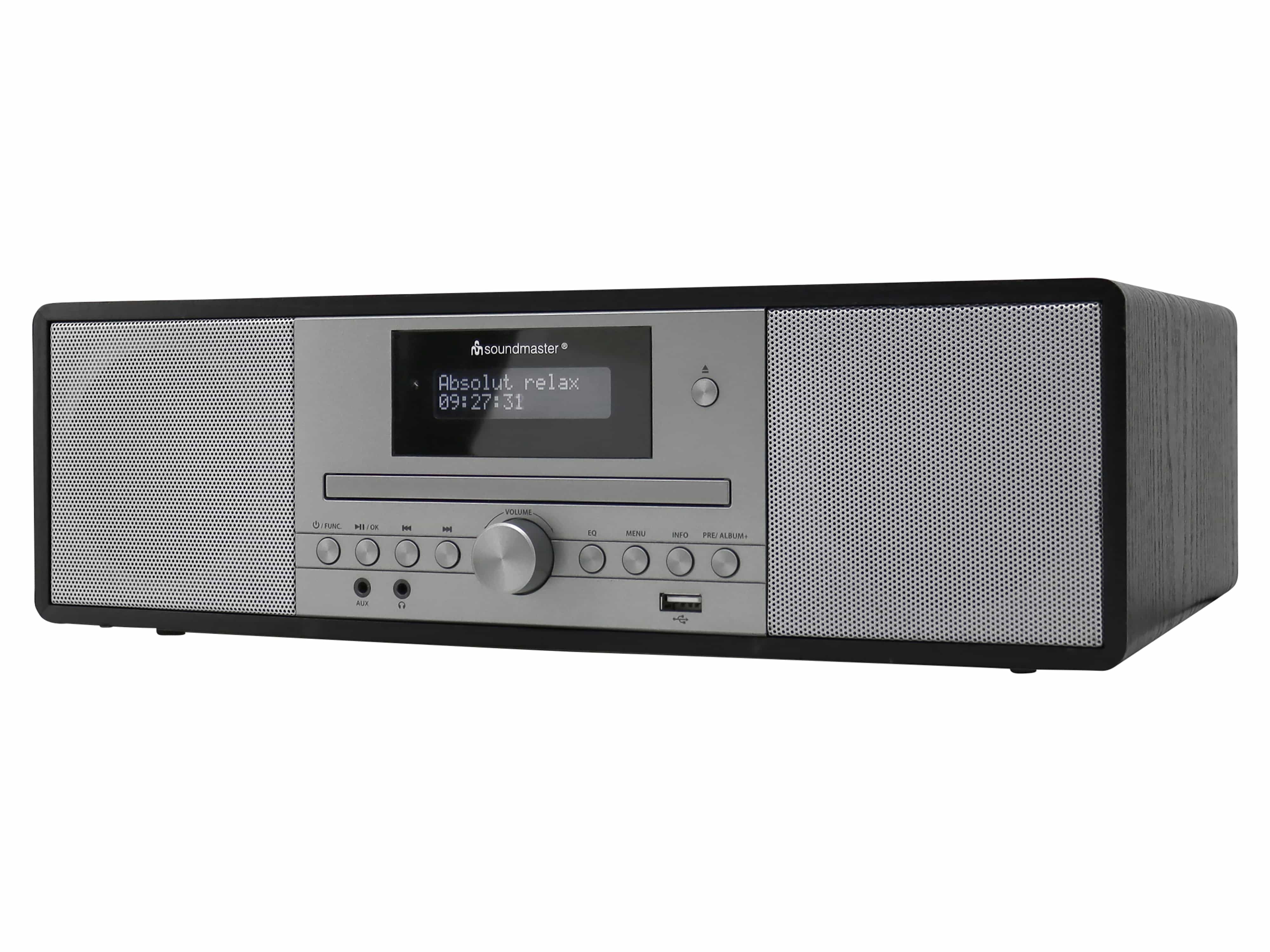 SOUNDMASTER Stereo-Musikcenter DAB980SW, DAB+/UKW, CD, MP3, USB, BT