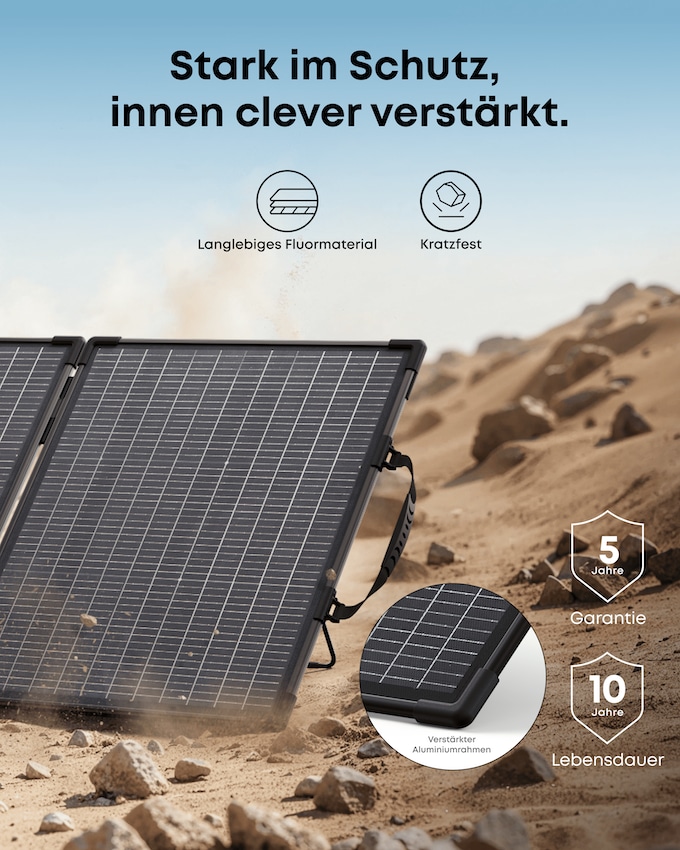 Solarpanel ANKER SOLIX PS100 B, tragbar