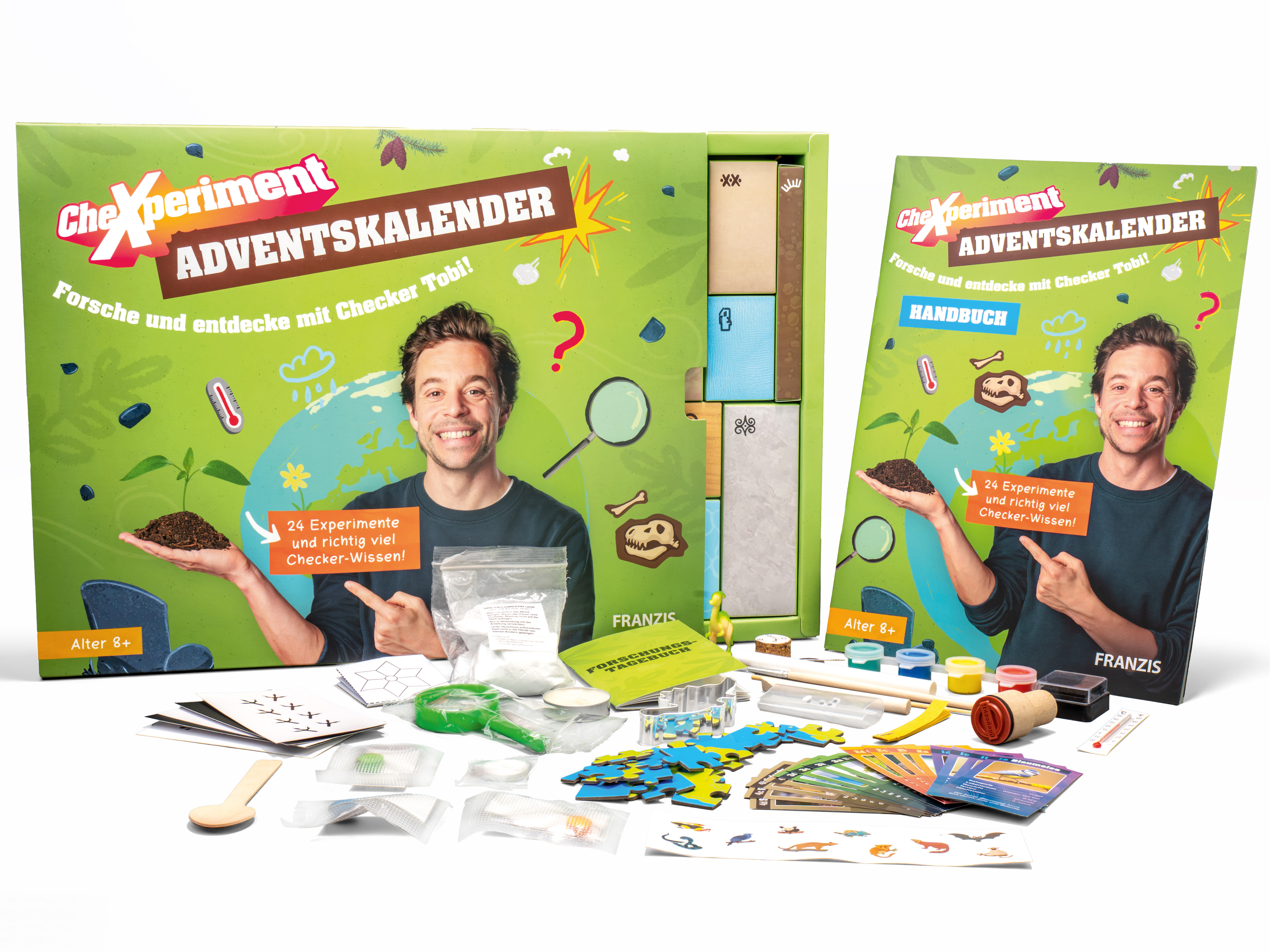 FRANZIS CheXperiment Adventskalender: Forsche und entdecke mit Checker Tobi!