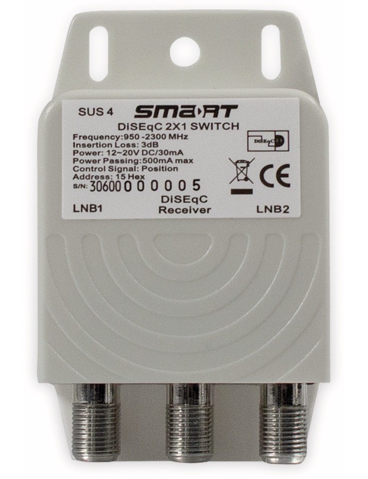 smart DiSEqC-Schalter SUS4, 2/1