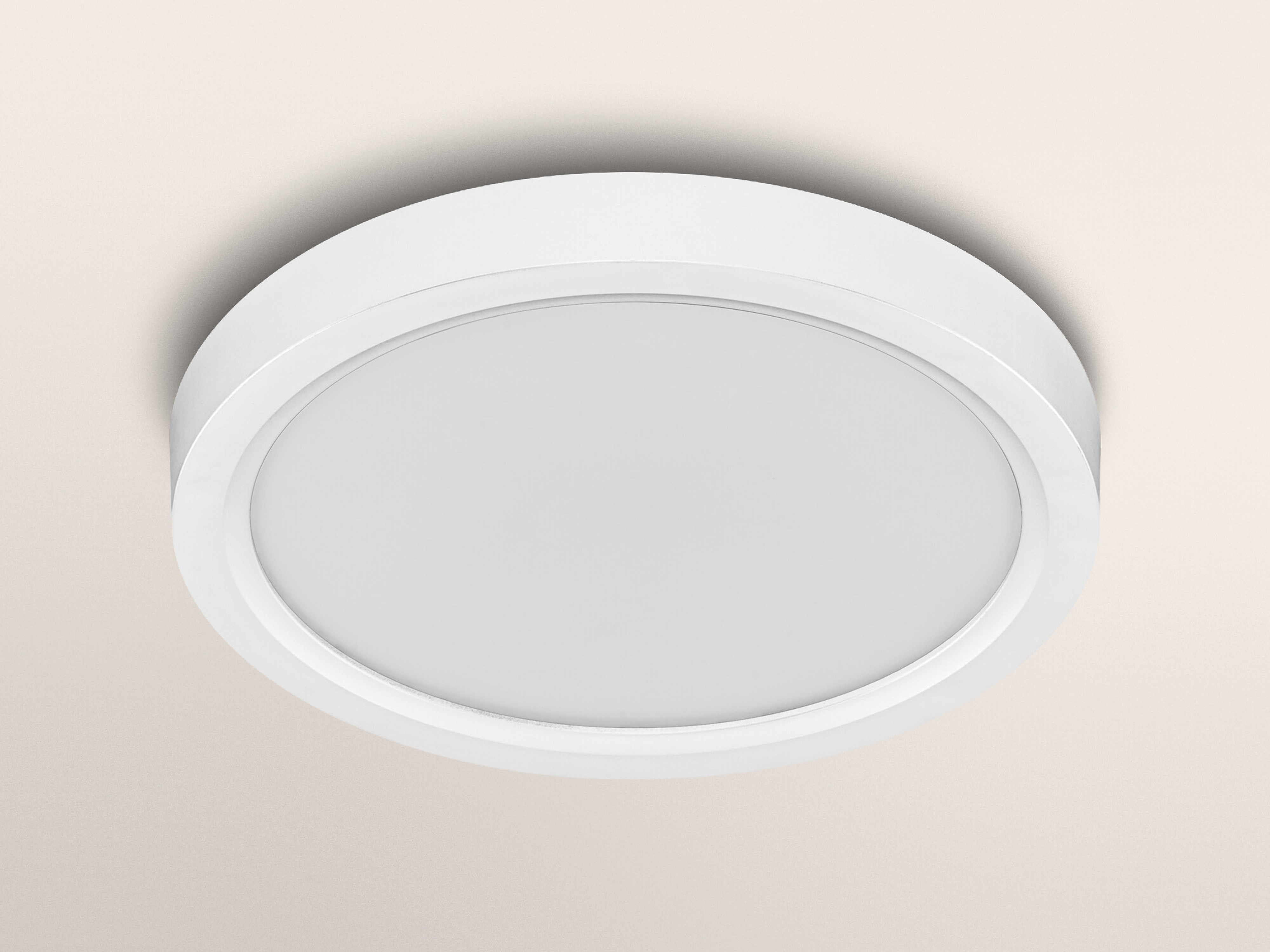 OSRAM LED-Deckenleuchte, 24W, 3000K, 2500lm, warmweiß, IP20, dimmbar, weiß, Ø32 cm