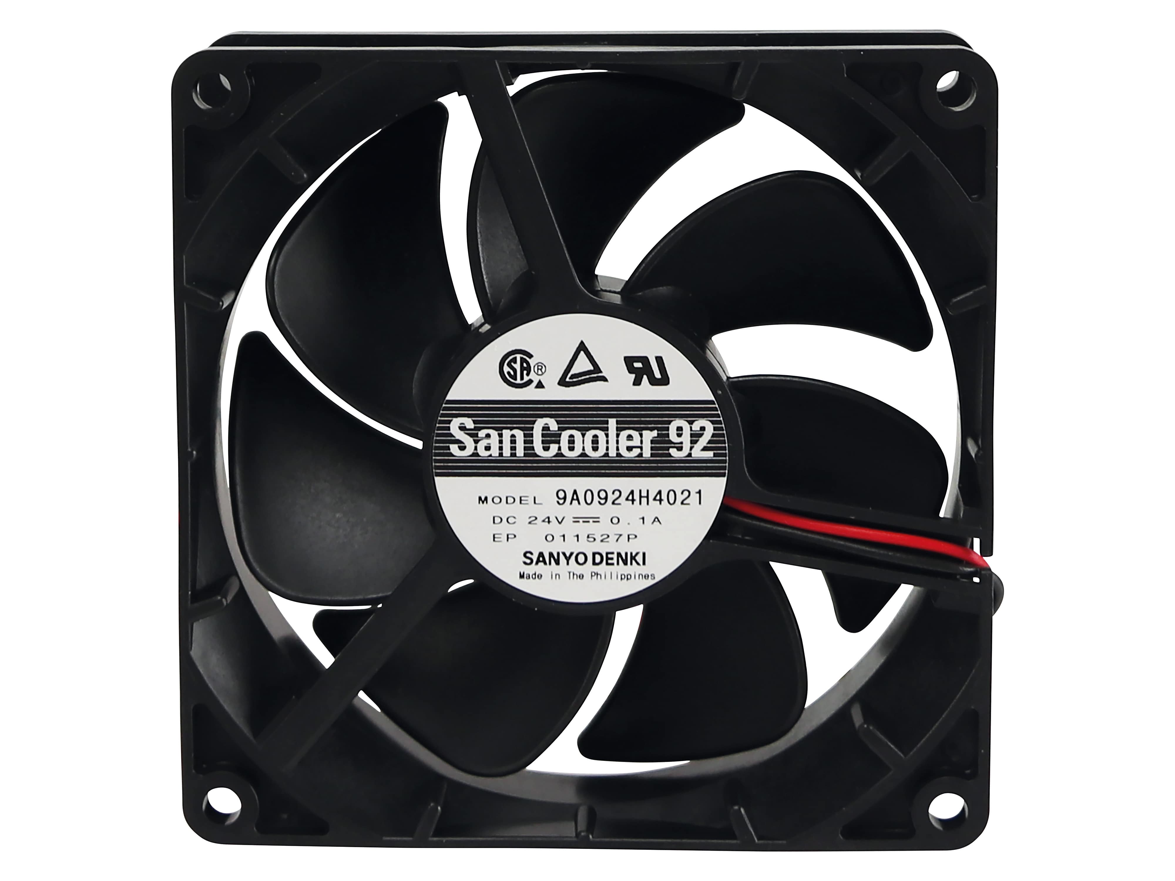 SANYO DENKI, Axiallüfter, San Cooler 92, 92x92x25, 24V-, 2,4W, 9A0924H4021