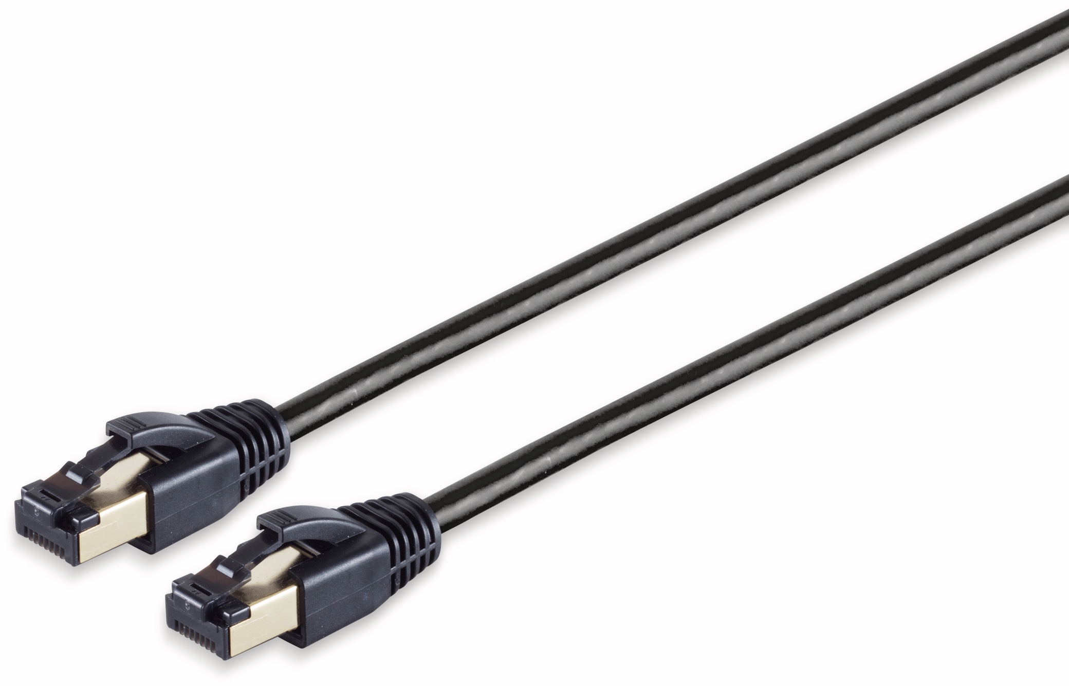 S-IMPULS Keystone Patchkabel CAT 8.1, F/FTP, LSZH, schwarz, 1,5 m S-IMPULS Keystone Patchkabel CAT 8.1, F/FTP, LSZH, schwarz, 1,5 m