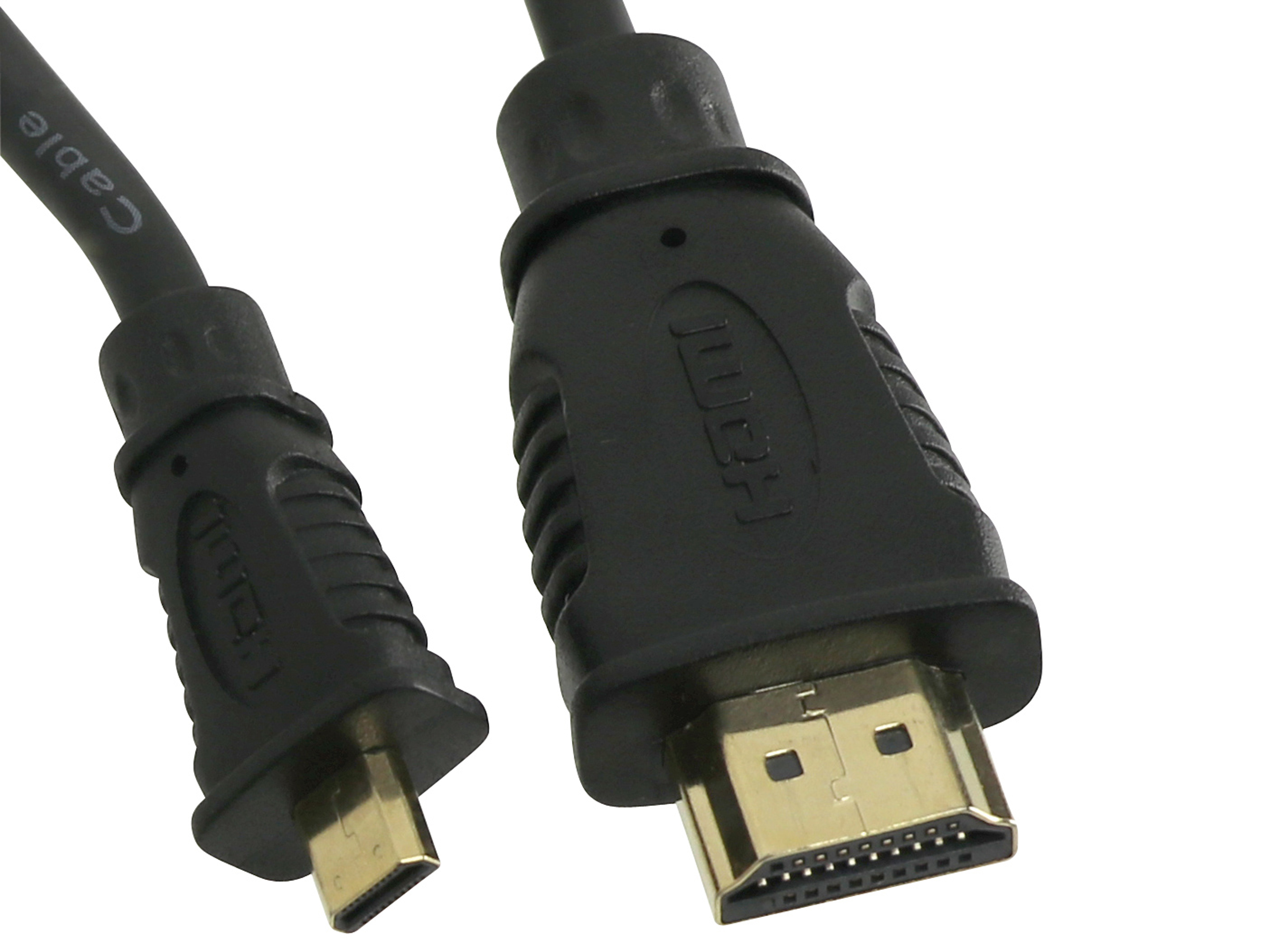 HDMI-/Micro-HDMI-Kabel, Highspeed, 2 m