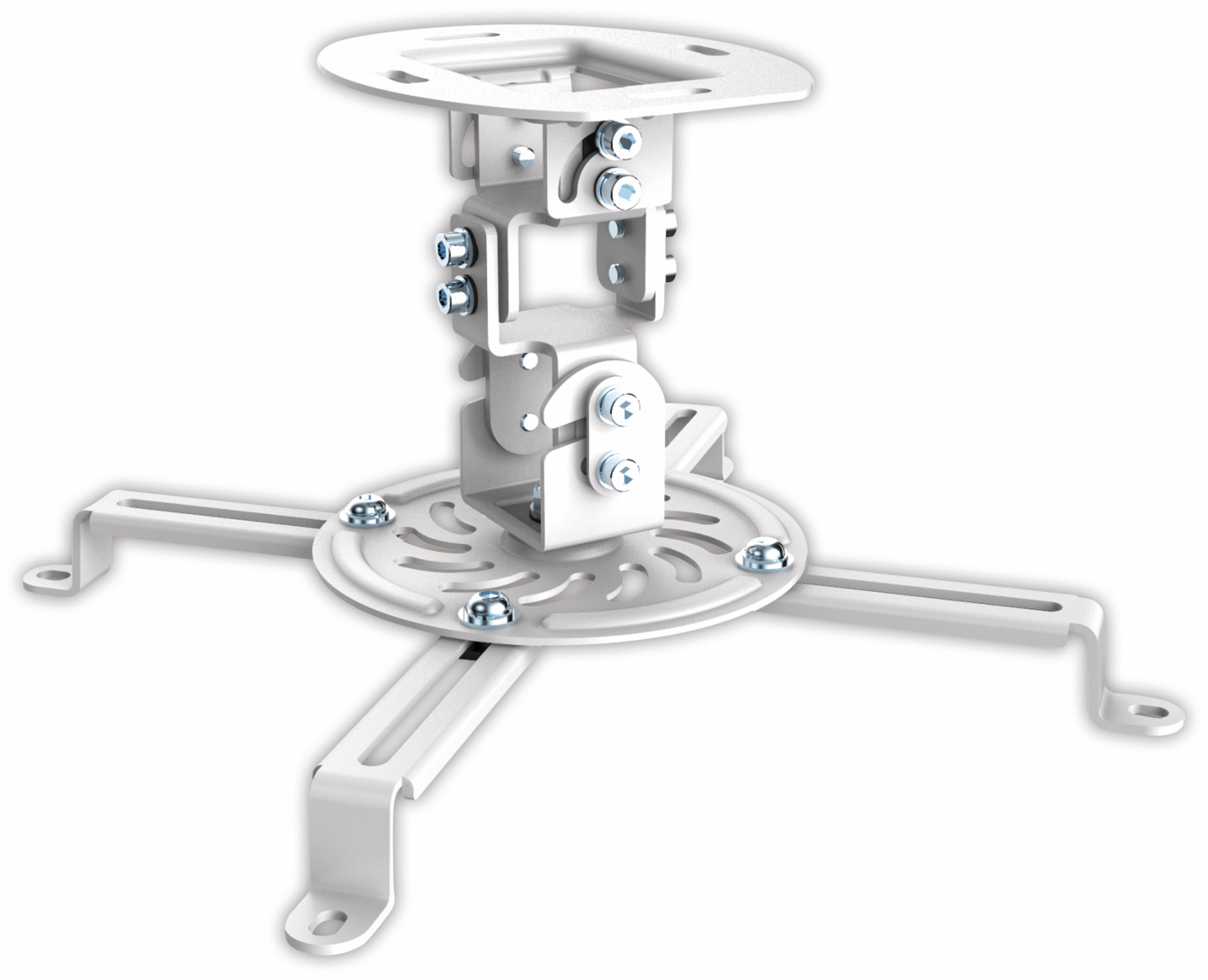 PUREMOUNTS Beamer-Deckenhalterung PM-Spider-10W, 54...320mm, weiß PUREMOUNTS Beamer-Deckenhalterung PM-Spider-10W, 54...320mm, weiß