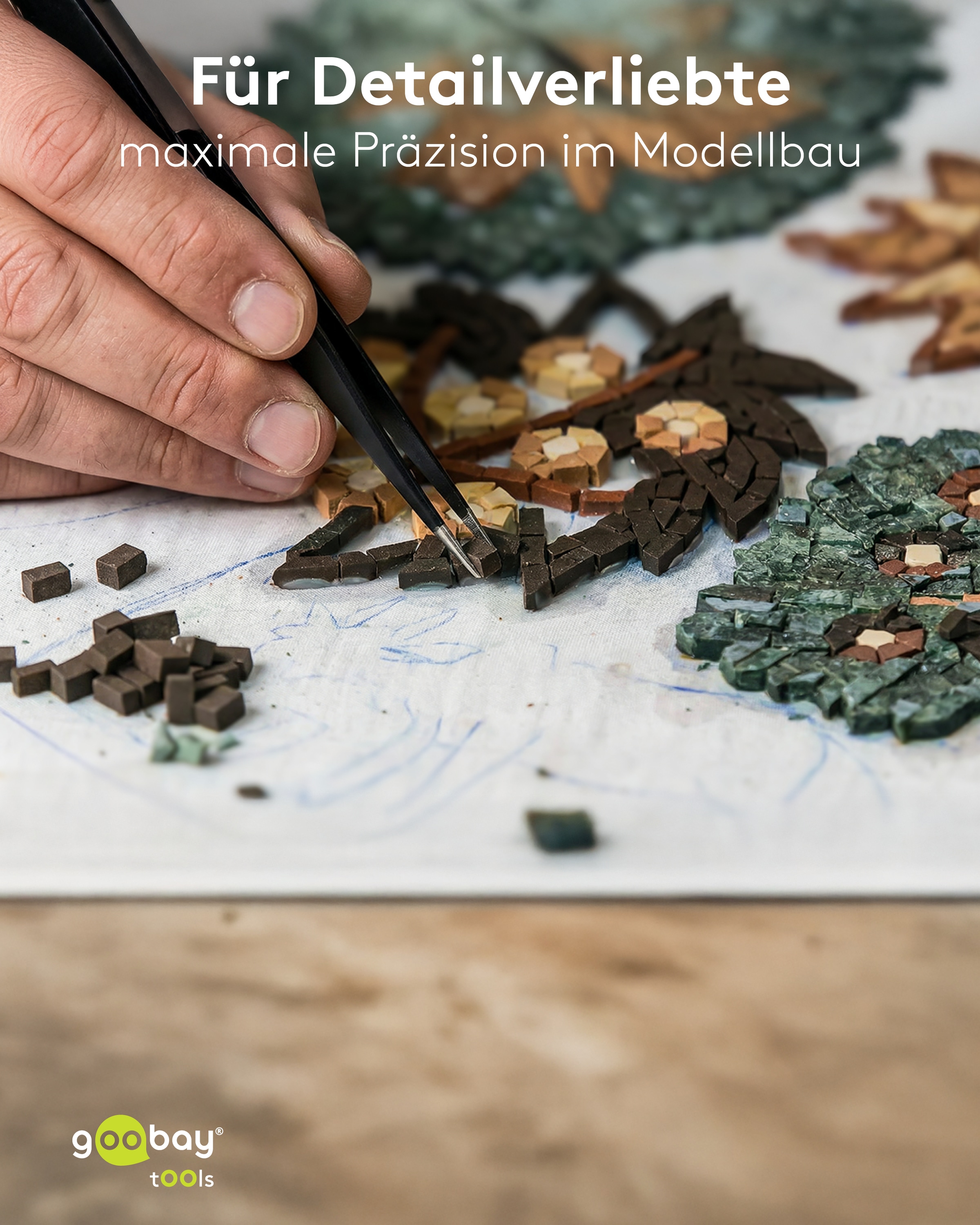 GOOBAY TOOLS Pinzetten-Set, 41256, 6-teilig