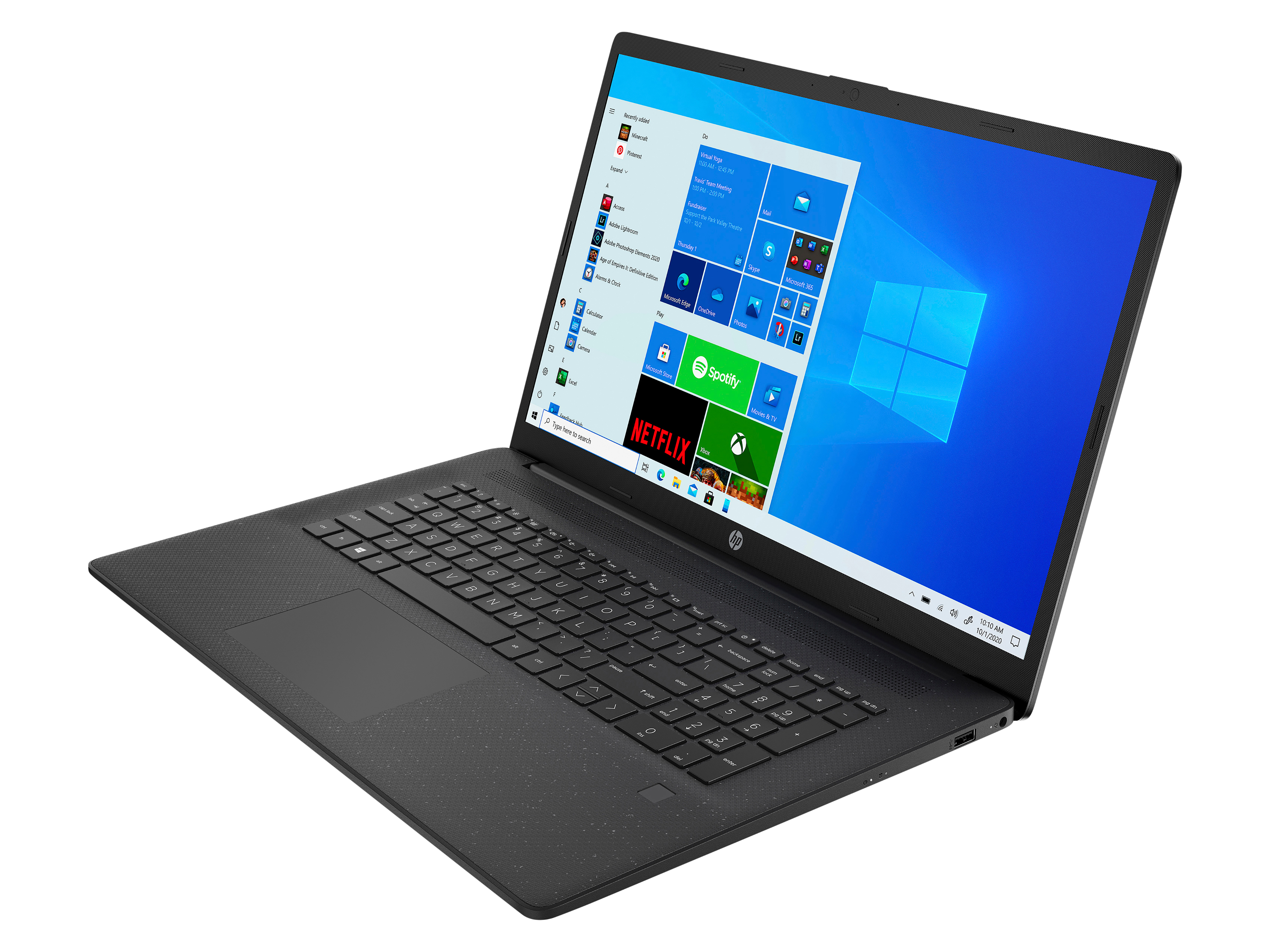 HP Notebook 17-cn0112ng, 43,9cm (17,3"), HD+, Intel® Celeron® N4120, 8GB DDR4, Windows 11 Home