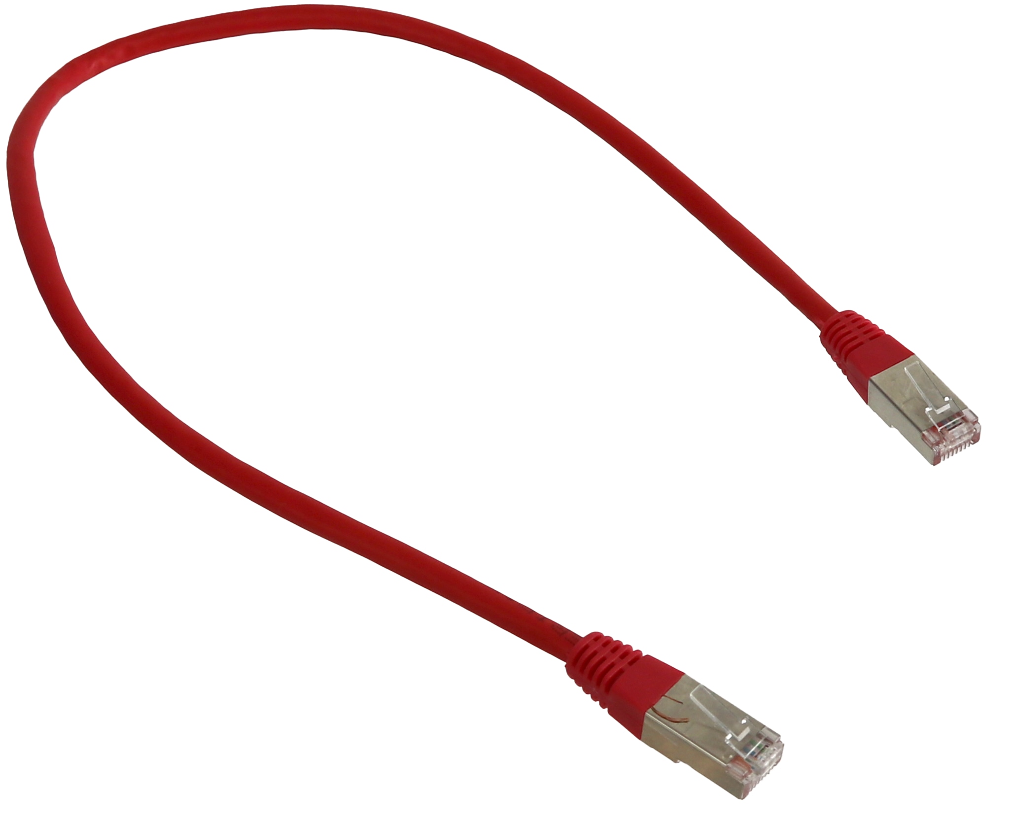 CAT.5E Patchkabel, 0,5 m, rot, F/UTP CAT.5E Patchkabel, 0,5 m, rot, STP