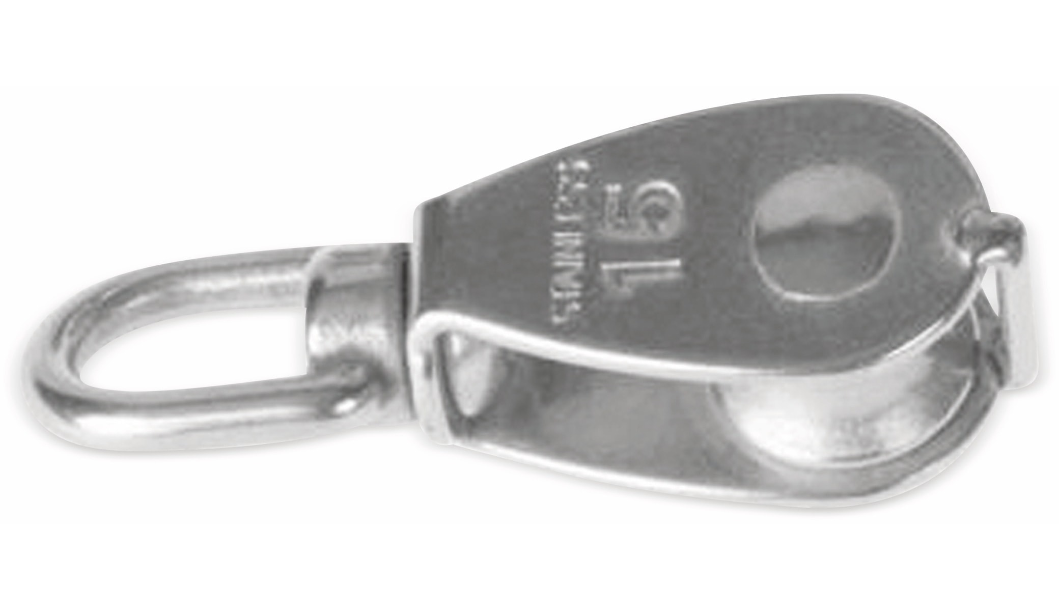 Umlenkrolle, Edelstahl, 15 mm