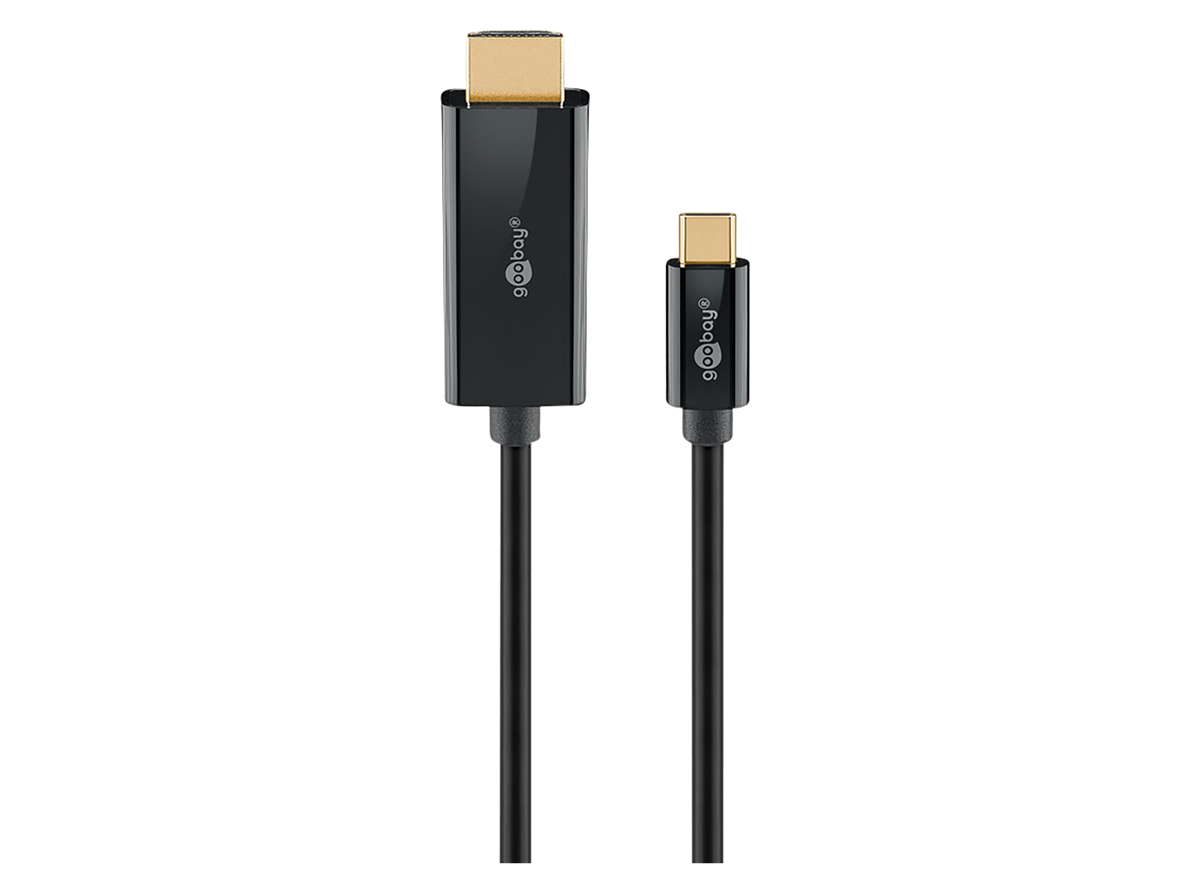 GOOBAY USB3.1 Adapterkabel 75698 USB-C/HDMI 3,0m schwarz