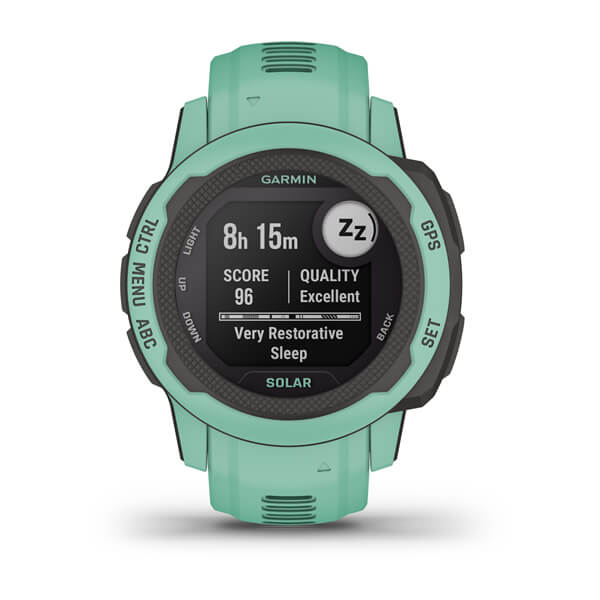 GARMIN Smartwatch Instinct 2S Solar Pastellgrün