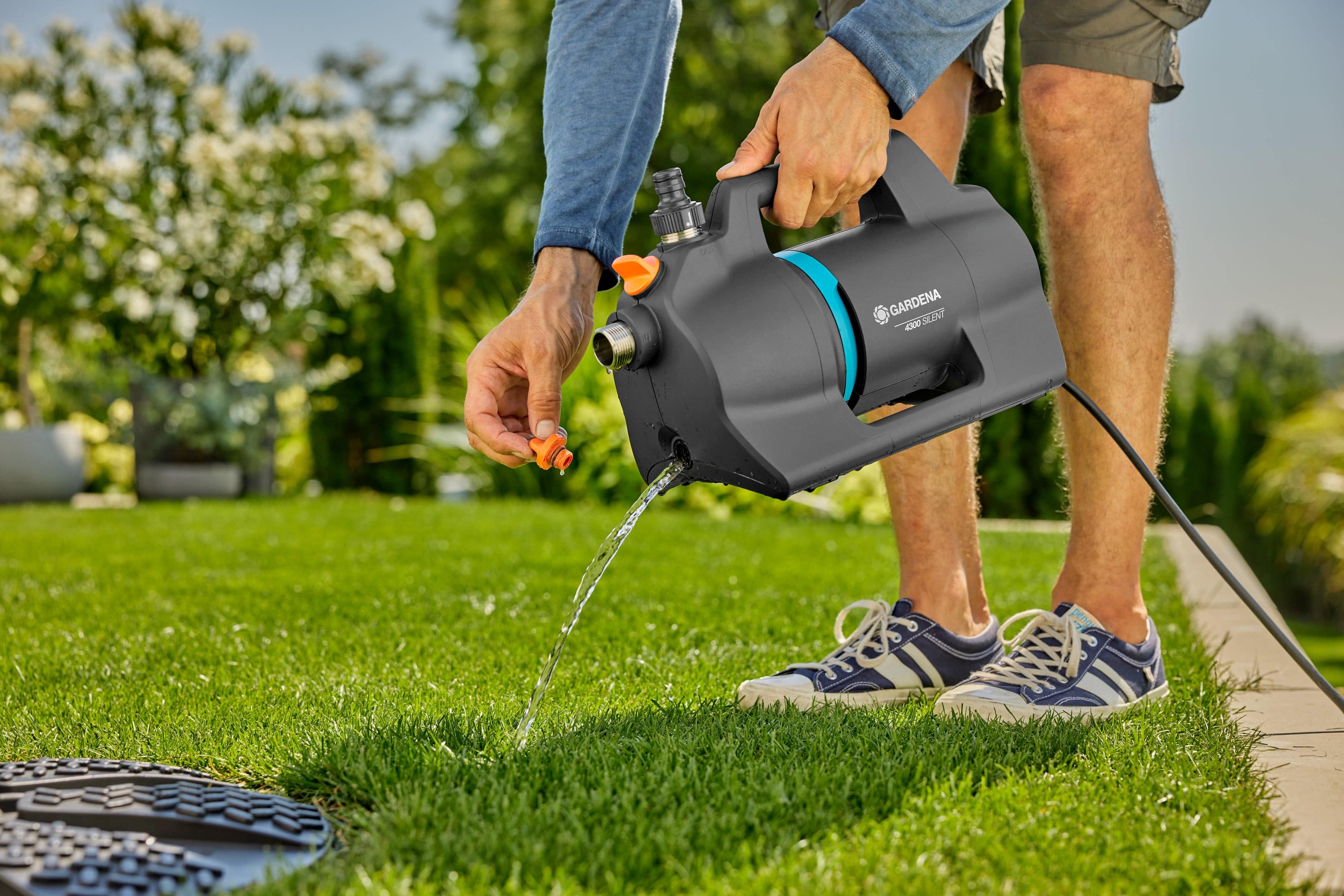 GARDENA Gartenpumpe 4300 Silent, 09056-20