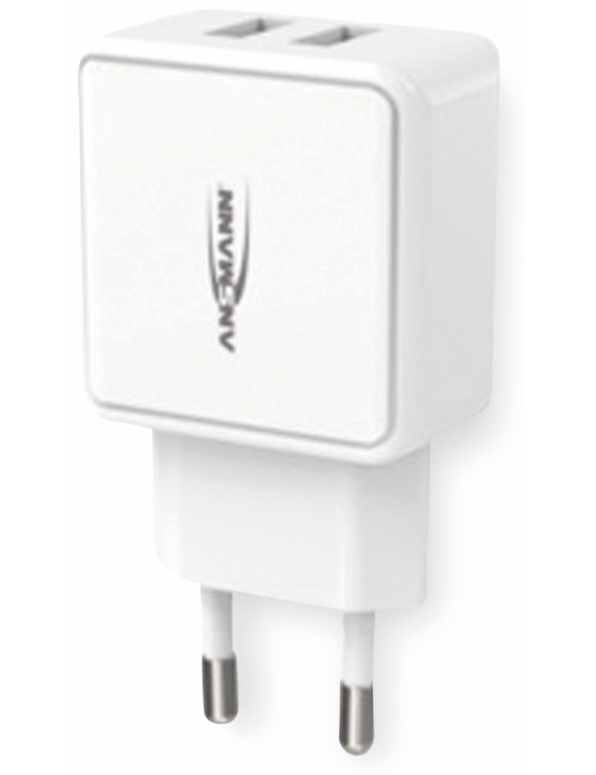 ANSMANN USB-Ladegerät HC212, 5 V, 2,4 A, 2-Port, weiß ANSMANN USB-Ladegerät HC212, 5 V, 2,4 A, 2-Port, weiß