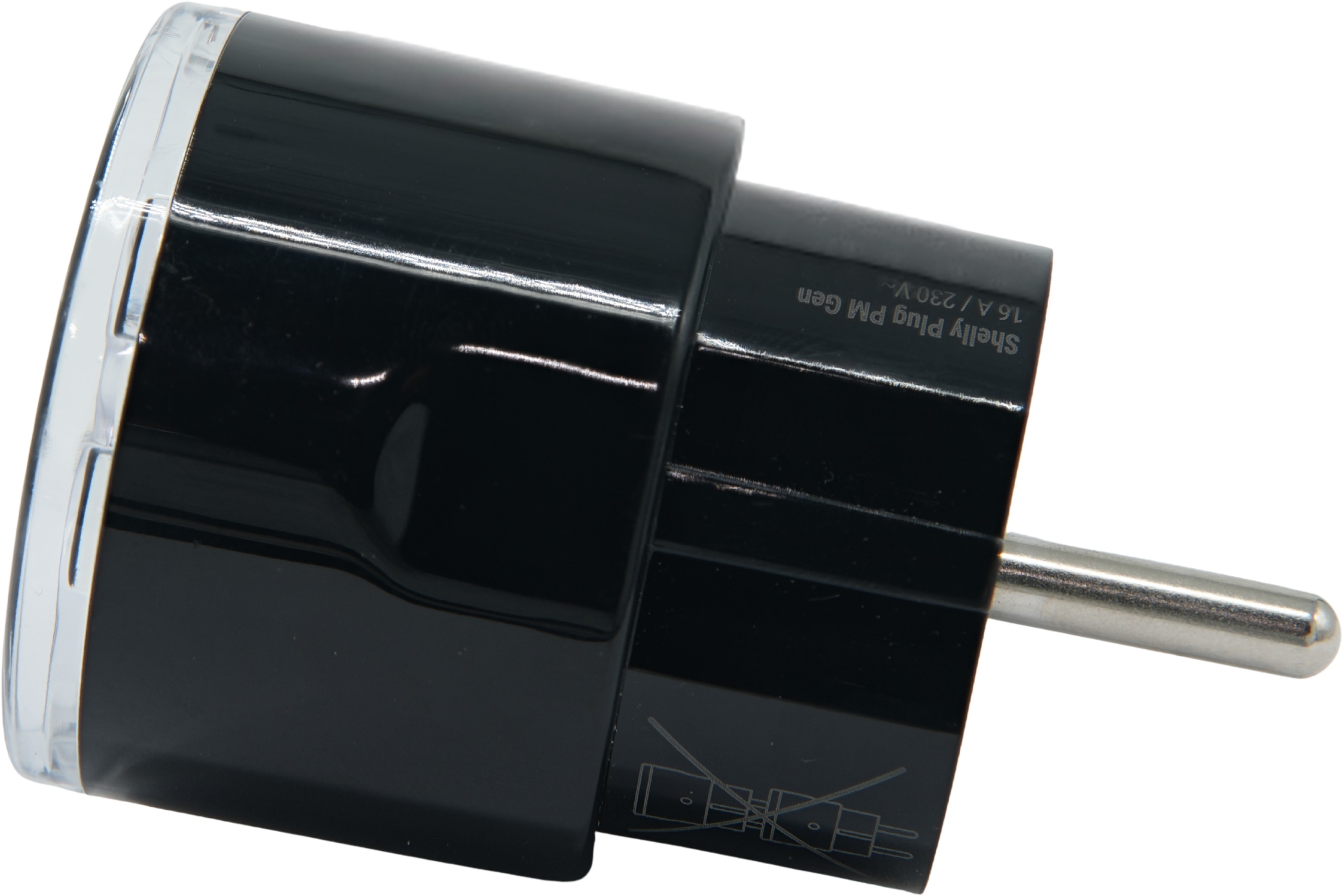 SHELLY WLAN-Steckdose Plug PM Gen3, schwarz