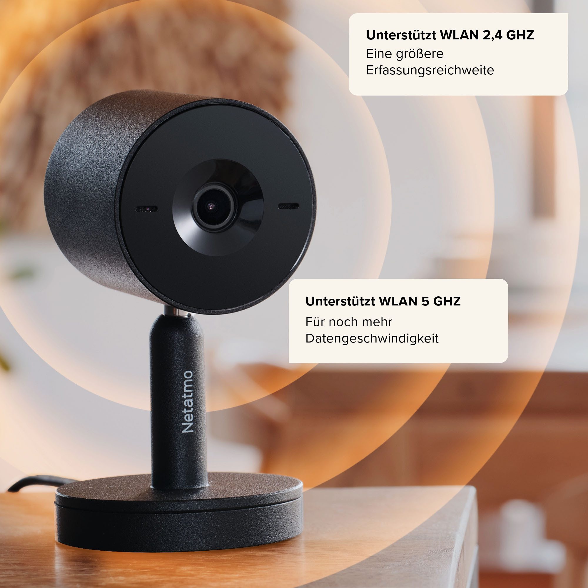 NETATMO Überwachungskamera NPC-B-EC, schwarz, innen