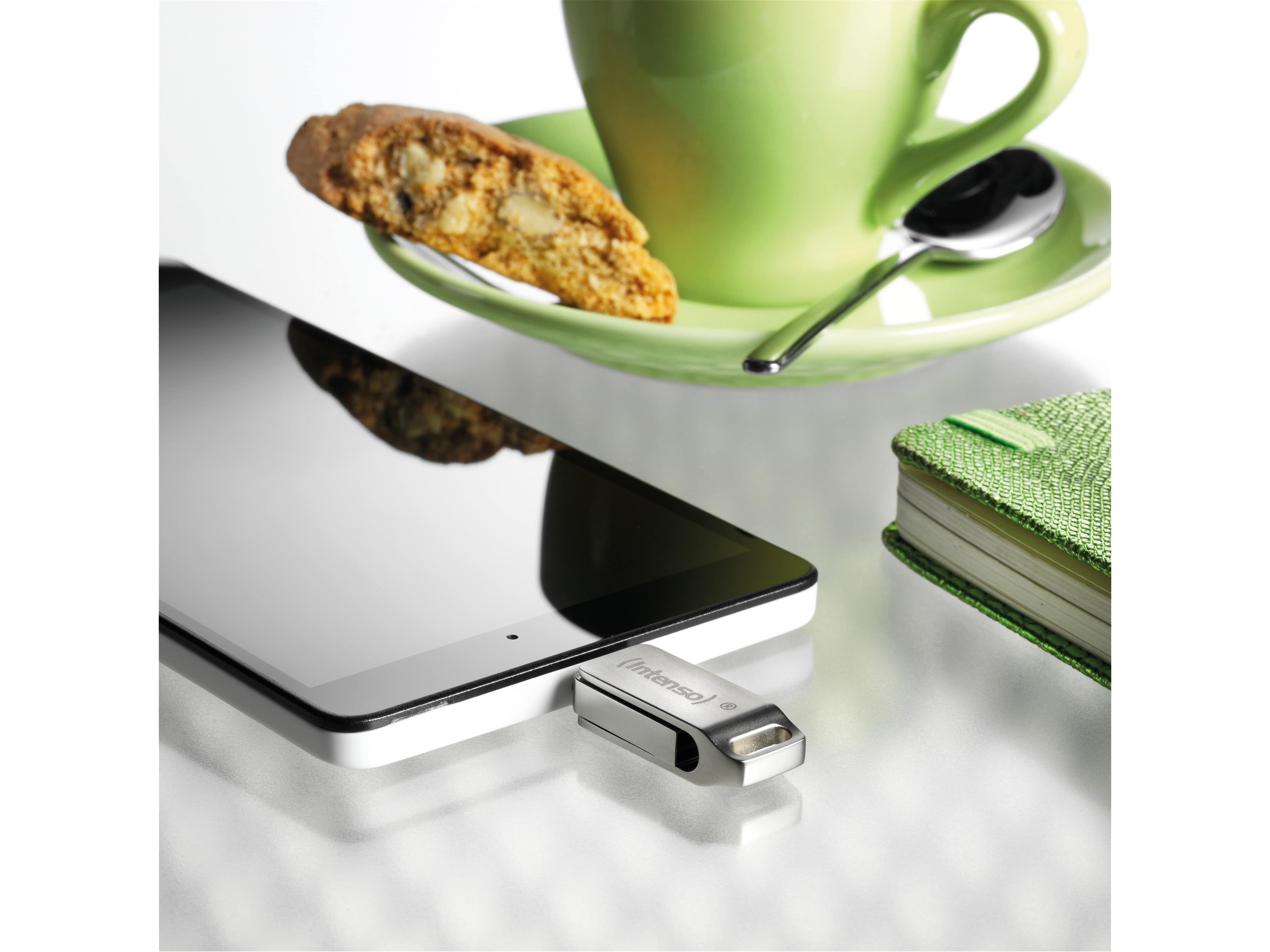 INTENSO USB 3.2 cMobile Line, 128 GB, silber