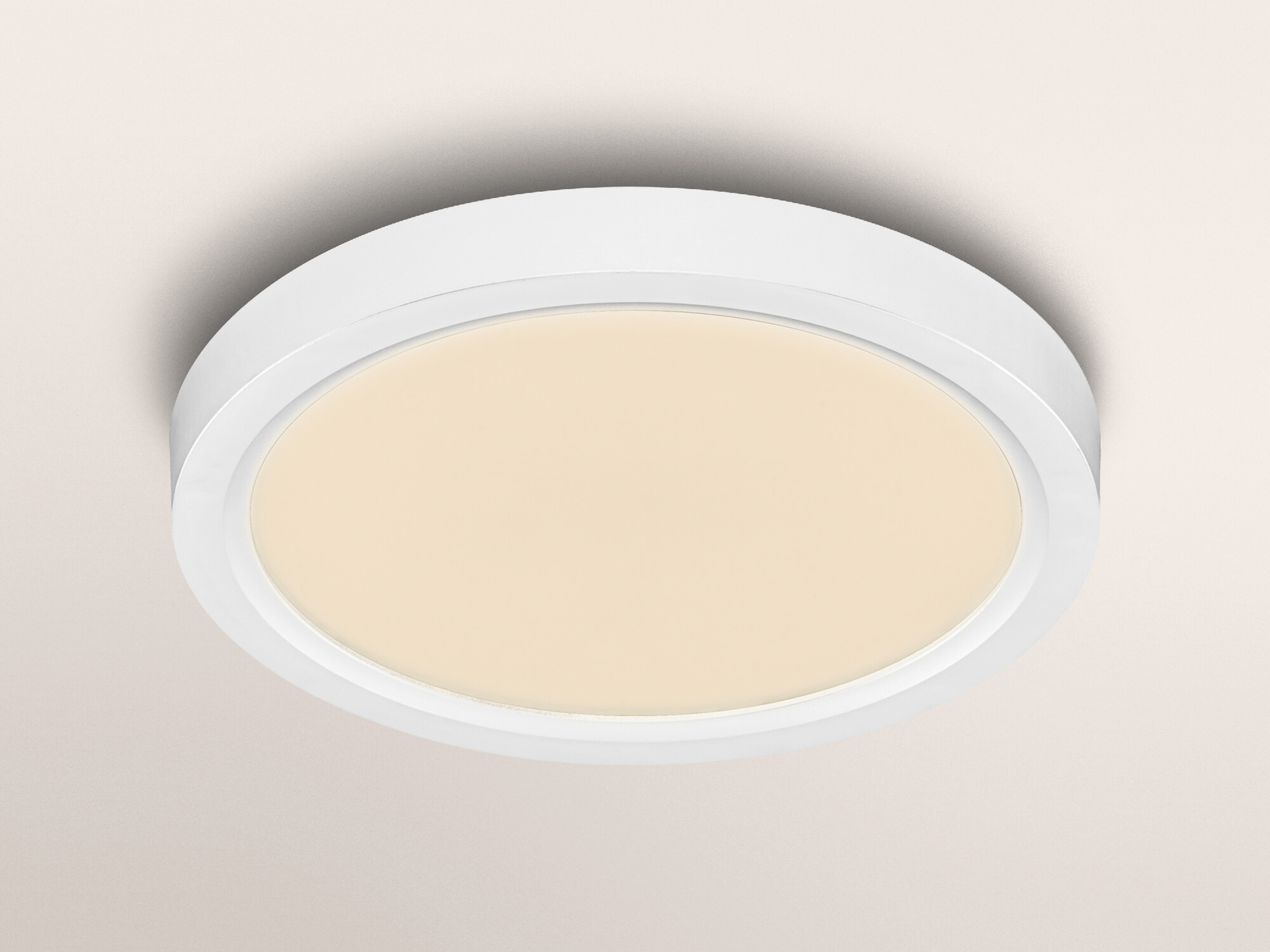 OSRAM LED-Deckenleuchte, 20W, 3000K, 2100lm, warmweiß, IP20, dimmbar, weiß, Ø24,5 cm