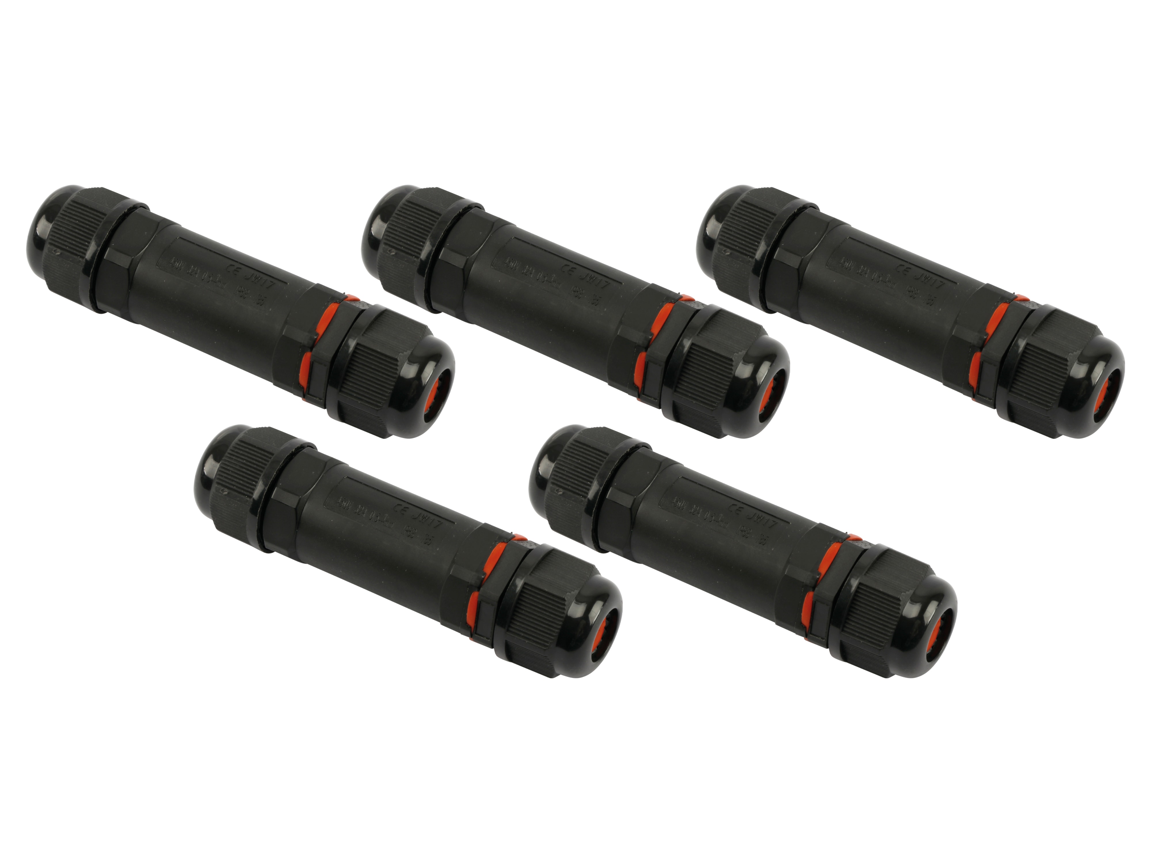 DAYTOOLS Kabelverbinder JW-17, 3-polig, IP68, 450V~, 5 Stück DAYTOOLS Kabelverbinder JW-17, 3-polig, IP68, 450V~, 5 Stück