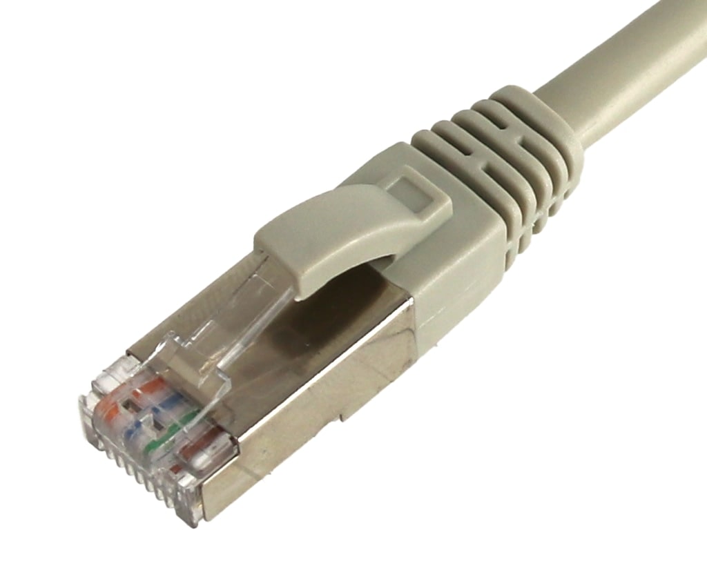 CAT.5E Patchkabel, 0,25 m, grau, UTP
