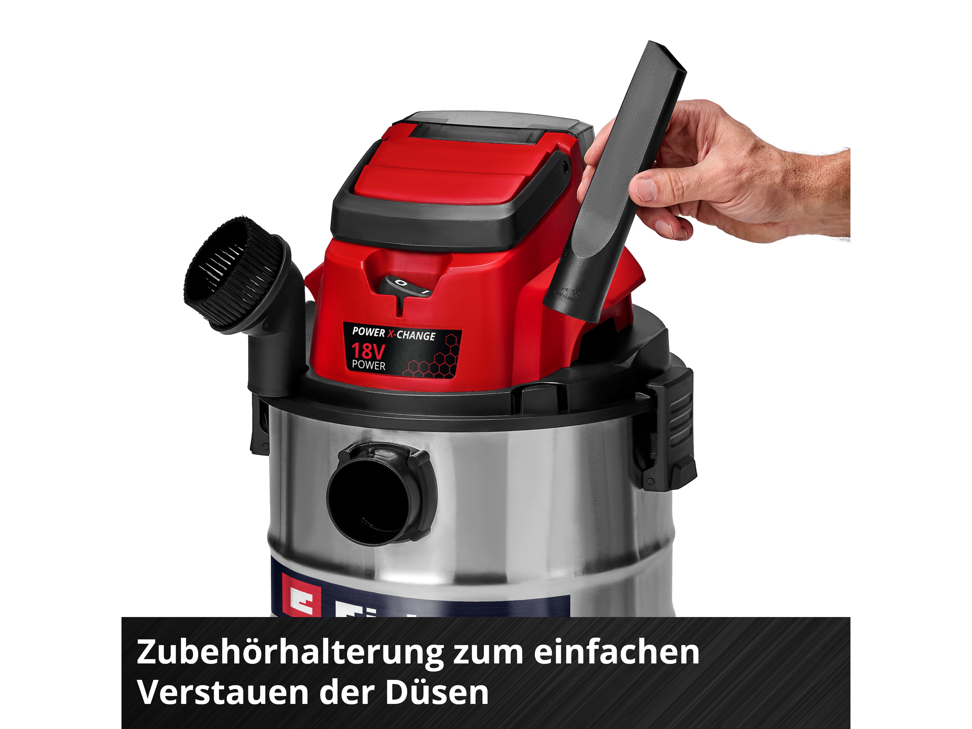 EINHELL Akku-Nass-Trockensauger TC-VC 18/20 Li S, Solo