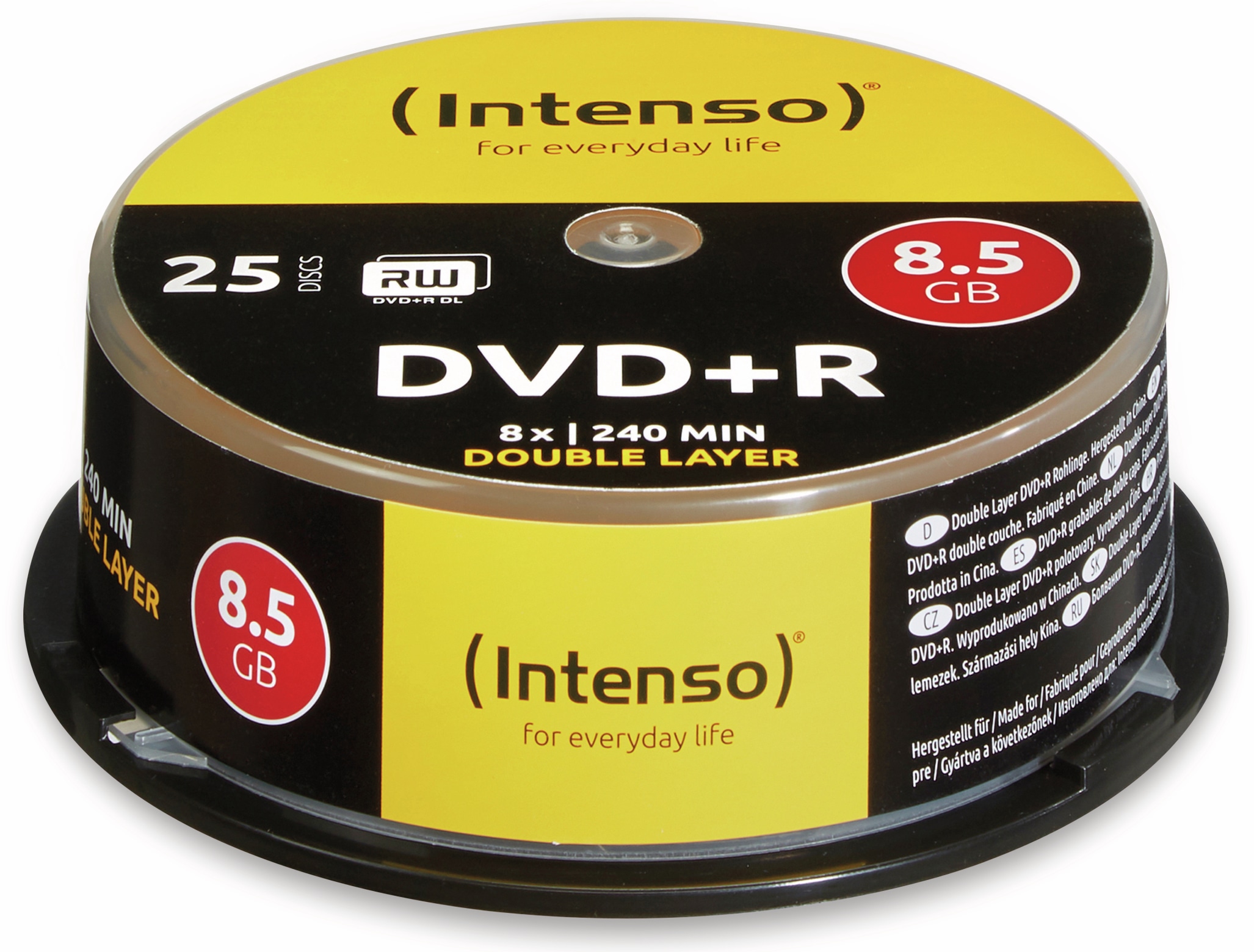INTENSO DVD+R Spindel (DoubleLayer), 25 Stück INTENSO DVD+R Spindel (DoubleLayer), 25 Stück