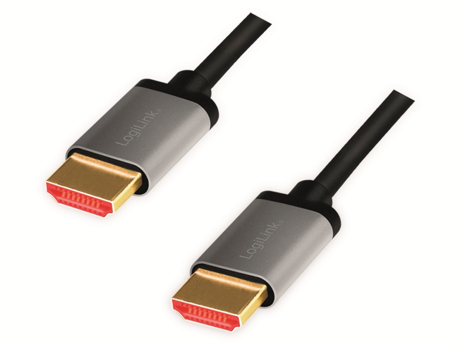 LOGILINK HDMI-Kabel CHA0105, Stecker/Stecker, Alu, 8k, 2 m