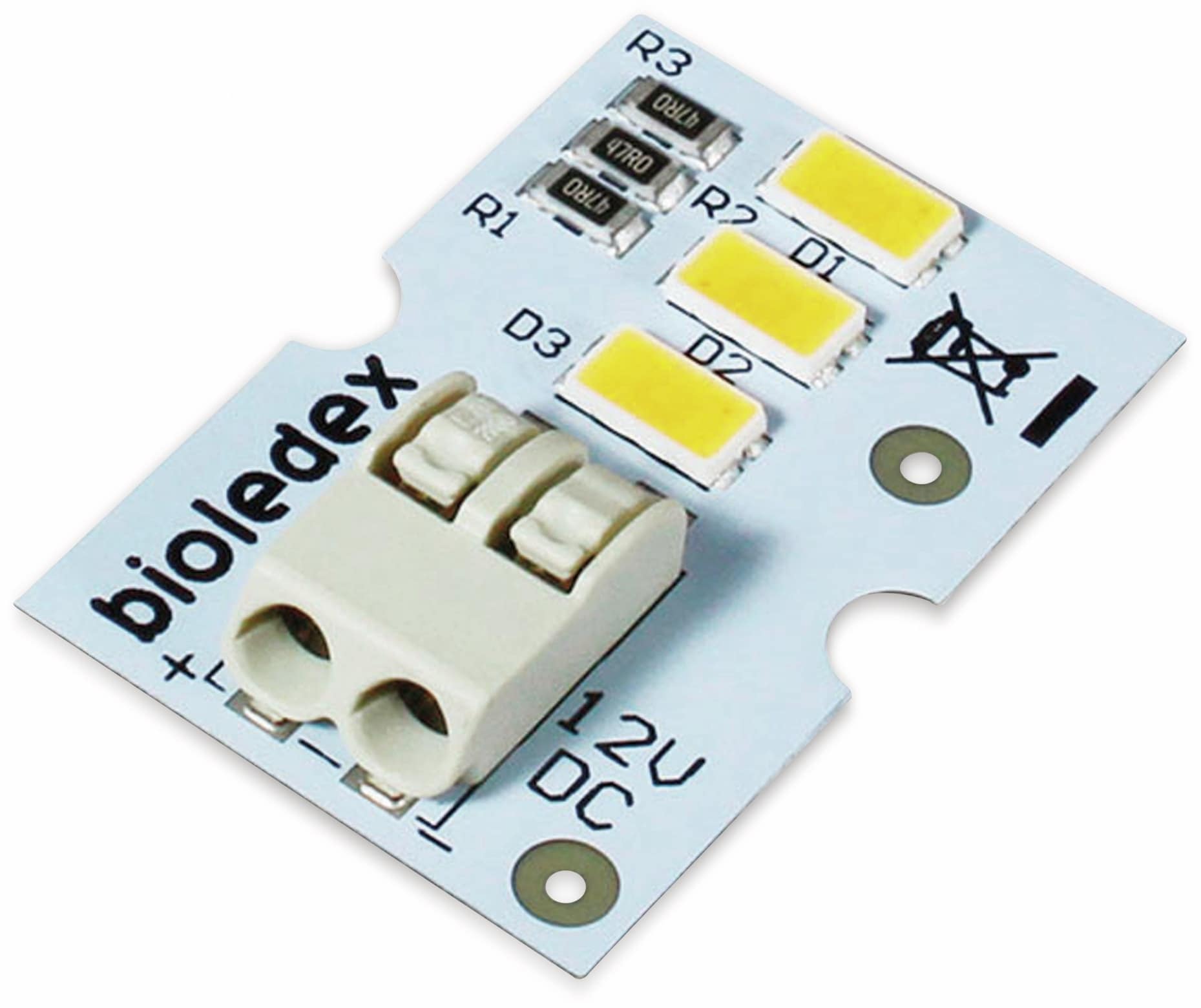 BIOLEDEX LED-Modul, 30x20mm, 12 V-, 1,5 W, 135 Lm, 3000 k, warmweiss BIOLEDEX LED-Modul, 30x20mm, 12 V-, 1,5 W, 135 Lm, 3000 k, warmweiss