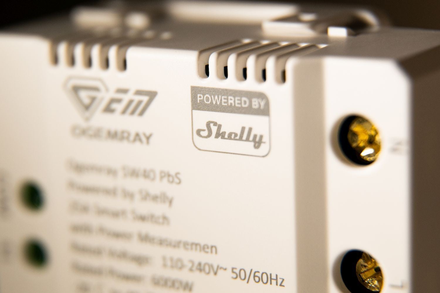 OGEMRAY Shelly Relais Smart Relay 25A SHELLY OGEMRAY Relais Smart Relay 25A