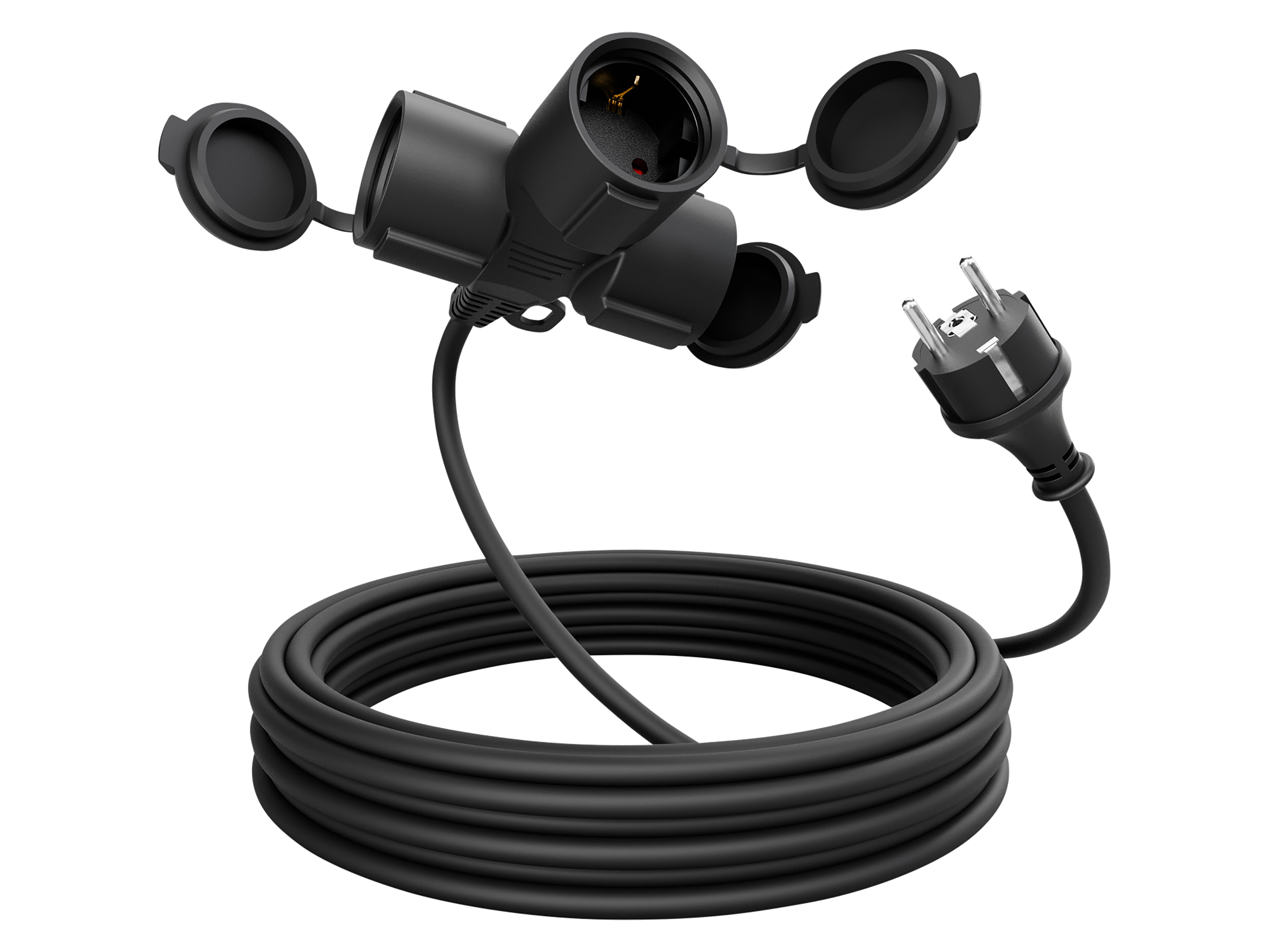 ABSINA Verlängerungskabel 151233, 3-Fach, 5 m