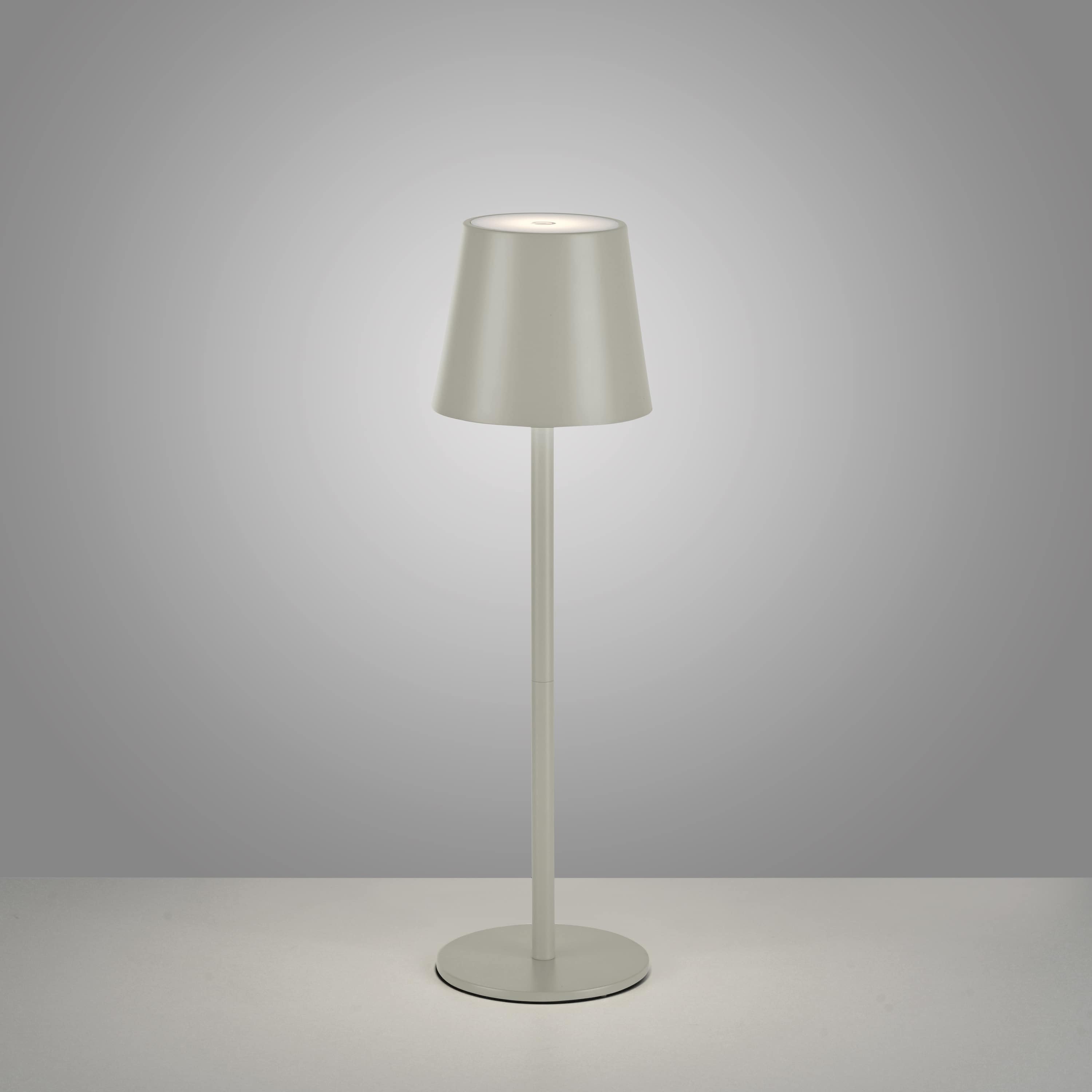 JUST LIGHT LED-Akku-Tischleuchte 19250-40 grau-beige, 2,5 W, 320 lm, 3000 K, IP54 JUST LIGHT LED-Akku-Tischleuchte 19250-40 grau-beige, 2,5 W, 320 lm, 3000 K, IP54