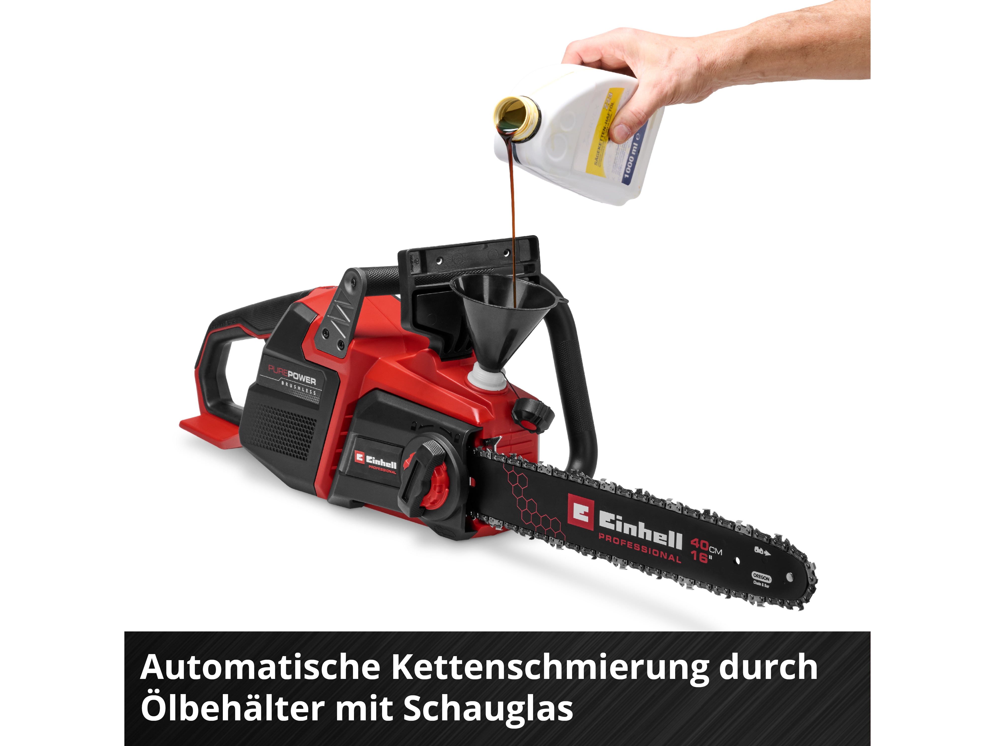 EINHELL PROFESSIONAL Akku-Kettensäge GP-LC 36/40 Li BL Kit (2x 4,0 Ah)