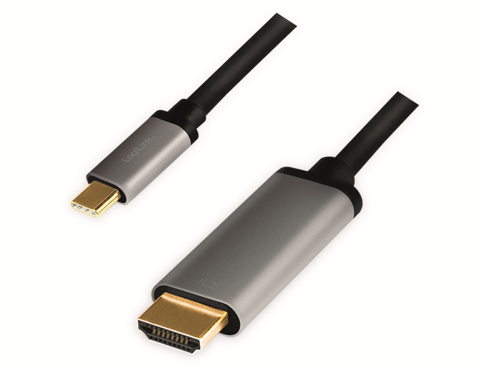 LOGILINK USB3.2 Kabel CUA0101 USB-C/HDMI, Alu, 4k, 1,8 m