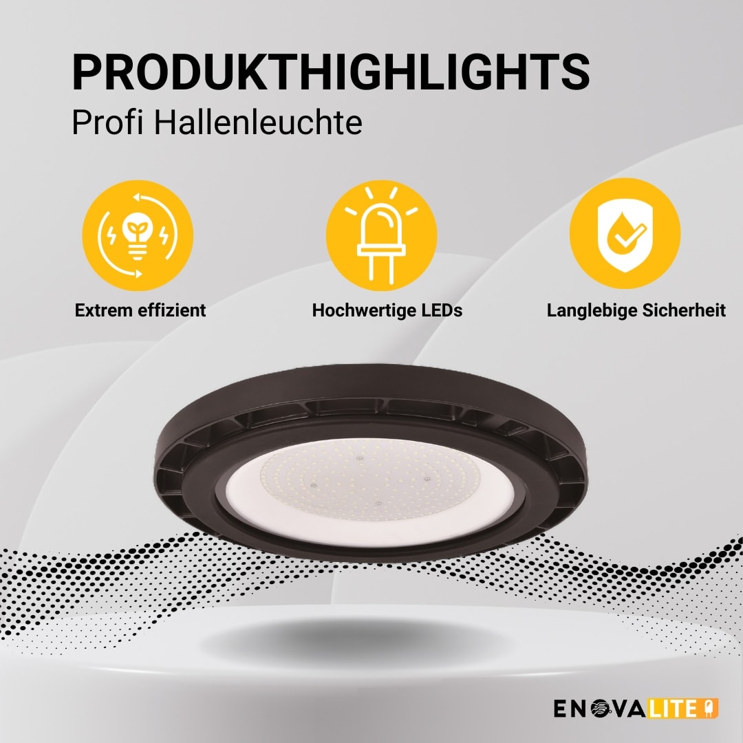 ENOVALITE LED-Highbay-Leuchte, EEK: C, 200 W, 34000 lm, 5000 K ENOVALITE LED-Highbay-Leuchte, EEK: C, 200 W, 34000 lm, 5000 K