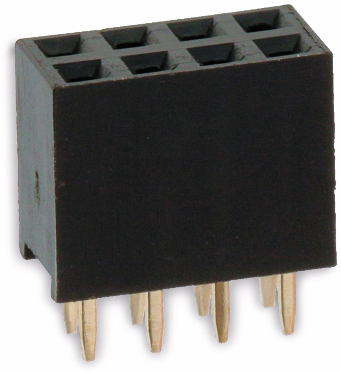 CONNFLY ELECTRONIC Buchsenleiste, vergoldet, 2x 4-polig CONNFLY ELECTRONIC Buchsenleiste, vergoldet, 2x 4-polig