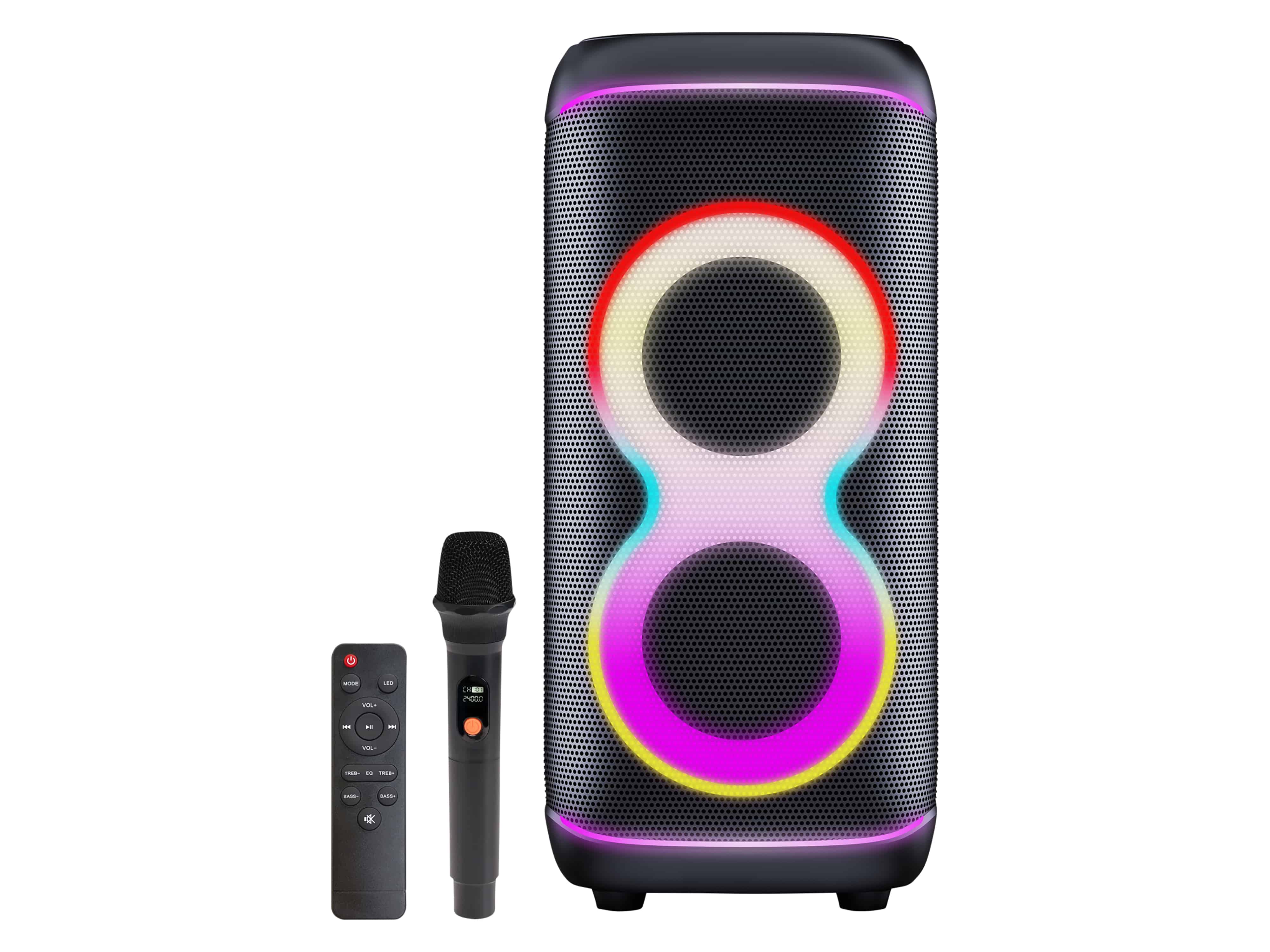 Bluetooth Lautsprecher DENVER BPS-370, 100 W, mit Licht-Animation