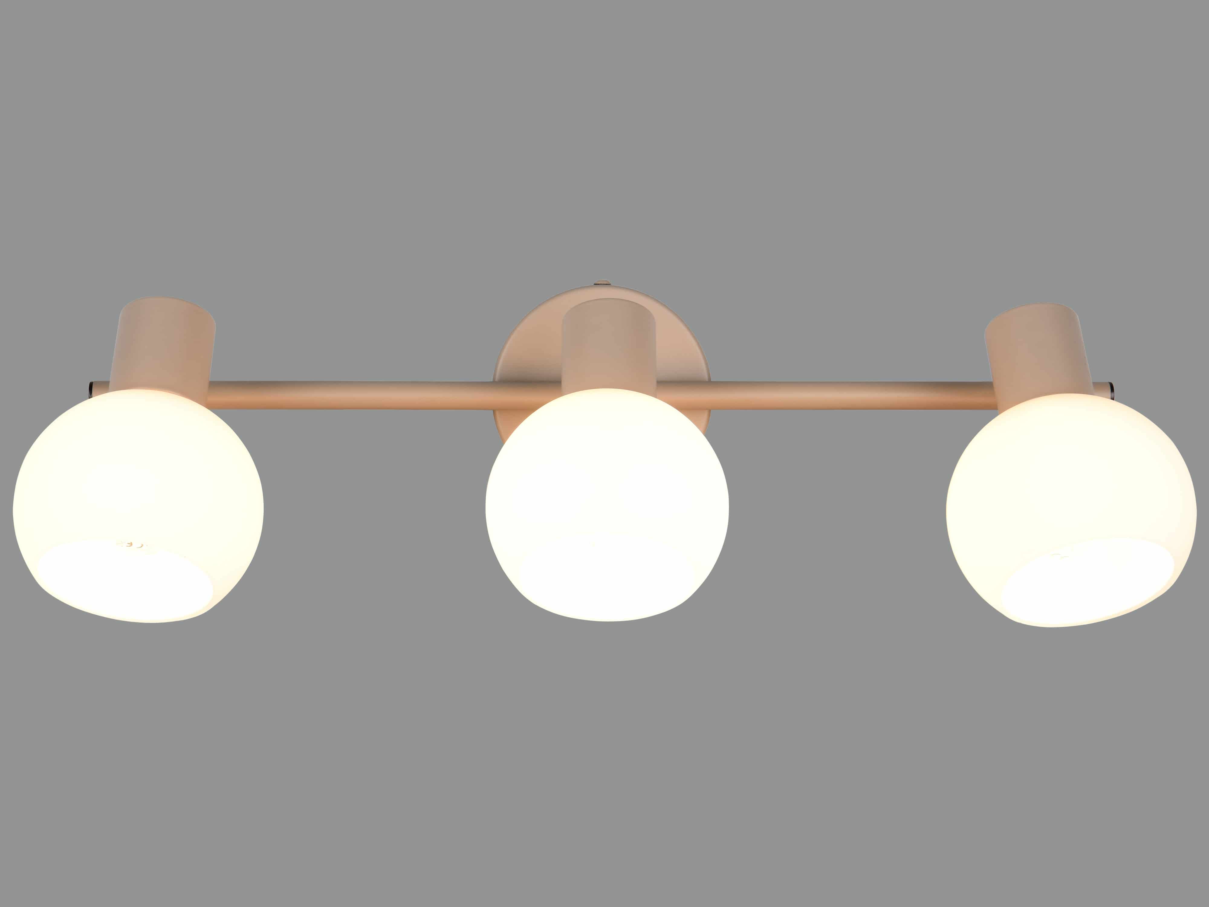 REALITY Deckenleuchte 3 flg. Boba R86373043, E14, ohne LM, IP20, beige REALITY Deckenleuchte 3 flg. Boba R86373043, E14, ohne LM, IP20, beige