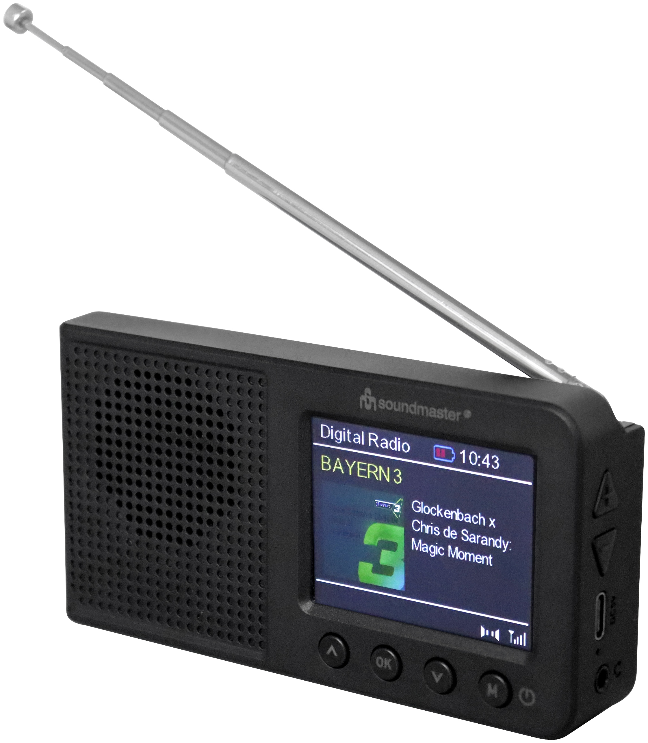SOUNDMASTER DAB+/UKW-PLL Radio, DAB175SW, schwarz
